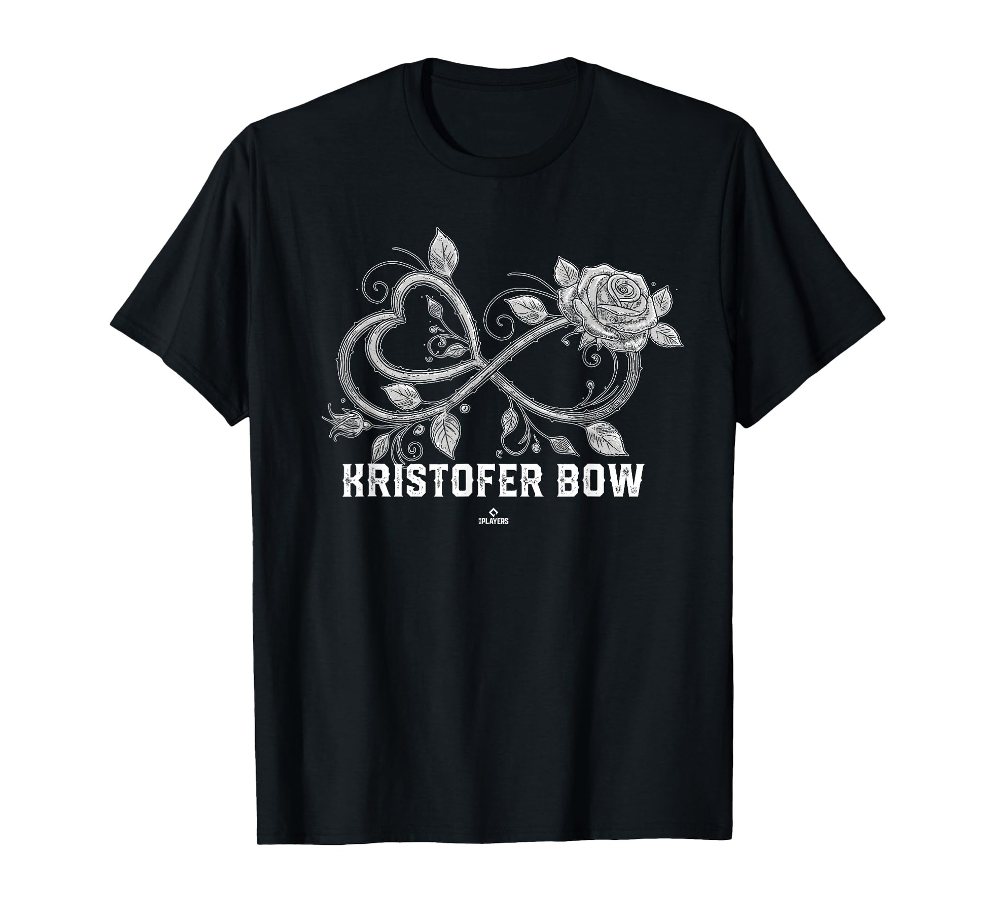 Infinite Heart Rose Thorns Kristofer Bow T-Shirt - Graphic Print Men Women - T-Shirt, Sweatshirt, Hoodie