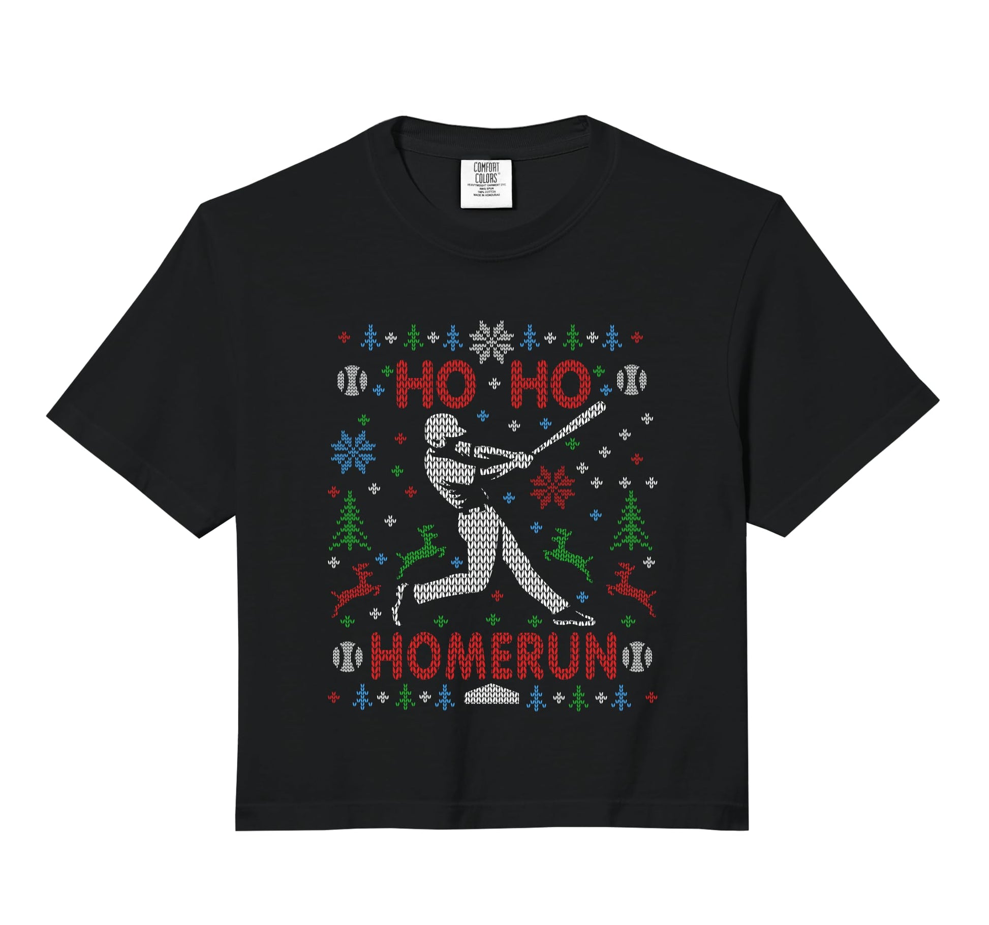 Baseball Softball Ho Ho Homerun Sweatshirt - Aesthetic Graphic for Adults - T-Shirt, Sweatshirt, Hoodie