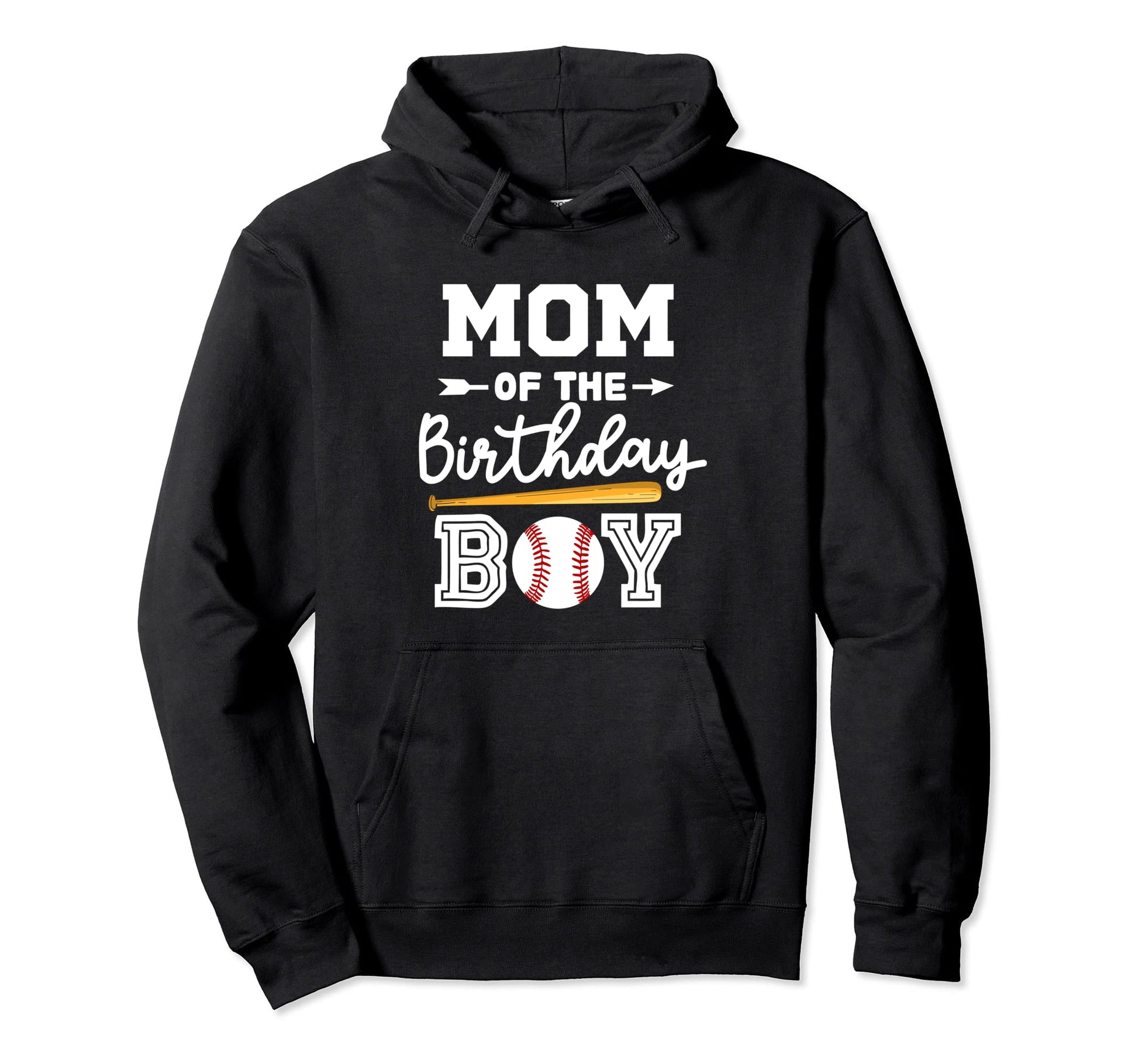 Mom Birthday Baseball Fans Hoodie - Streetwear Style Unisex - T-Shirt, Sweatshirt, Hoodie