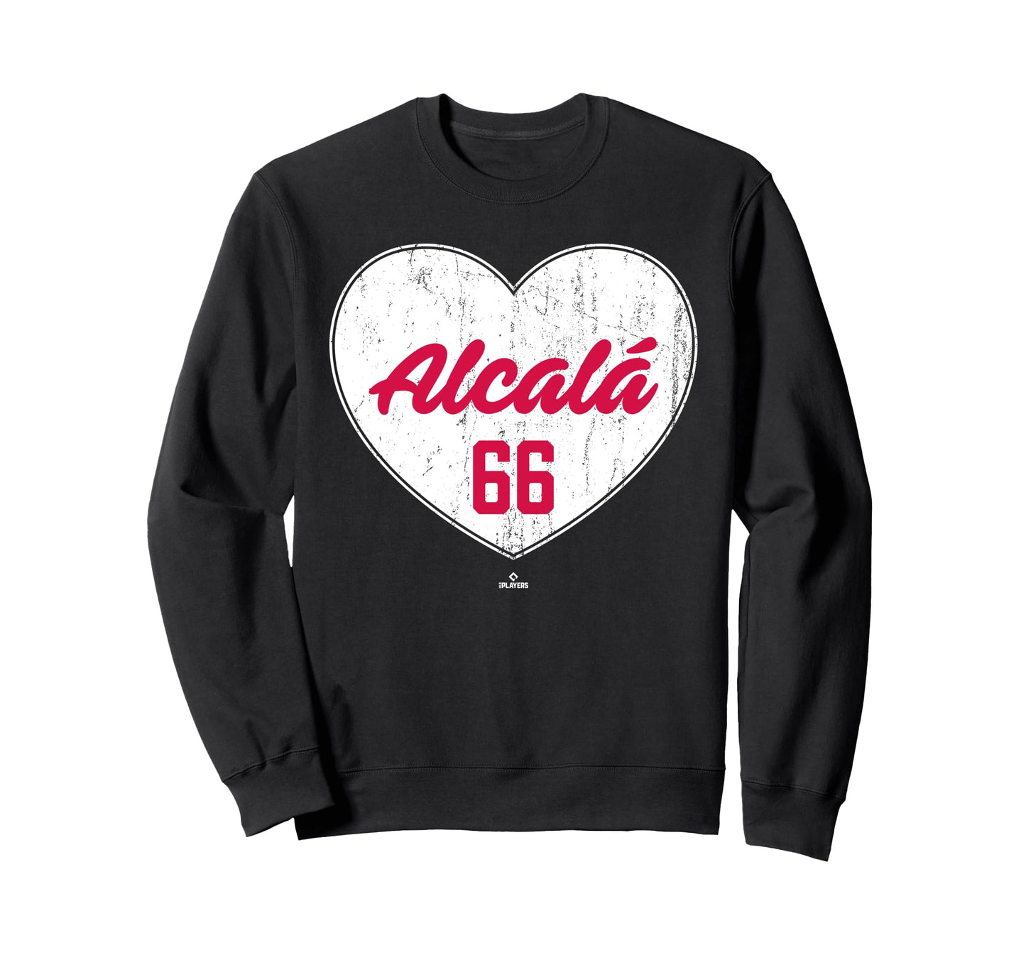 Distressed Heart Jorge Alcal Sweatshirt - Casual Everyday Wear for Adults - T-Shirt, Sweatshirt, Hoodie