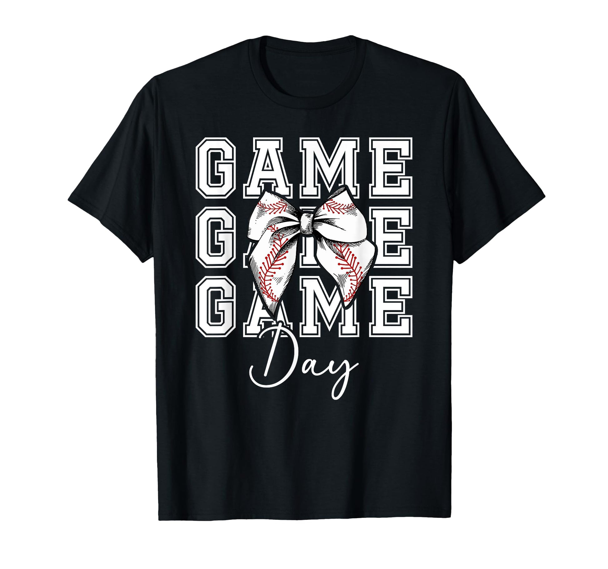 Game Day Baseball Coquette Baseball T-Shirt - Trendy Graphic Men Women - T-Shirt, Sweatshirt, Hoodie