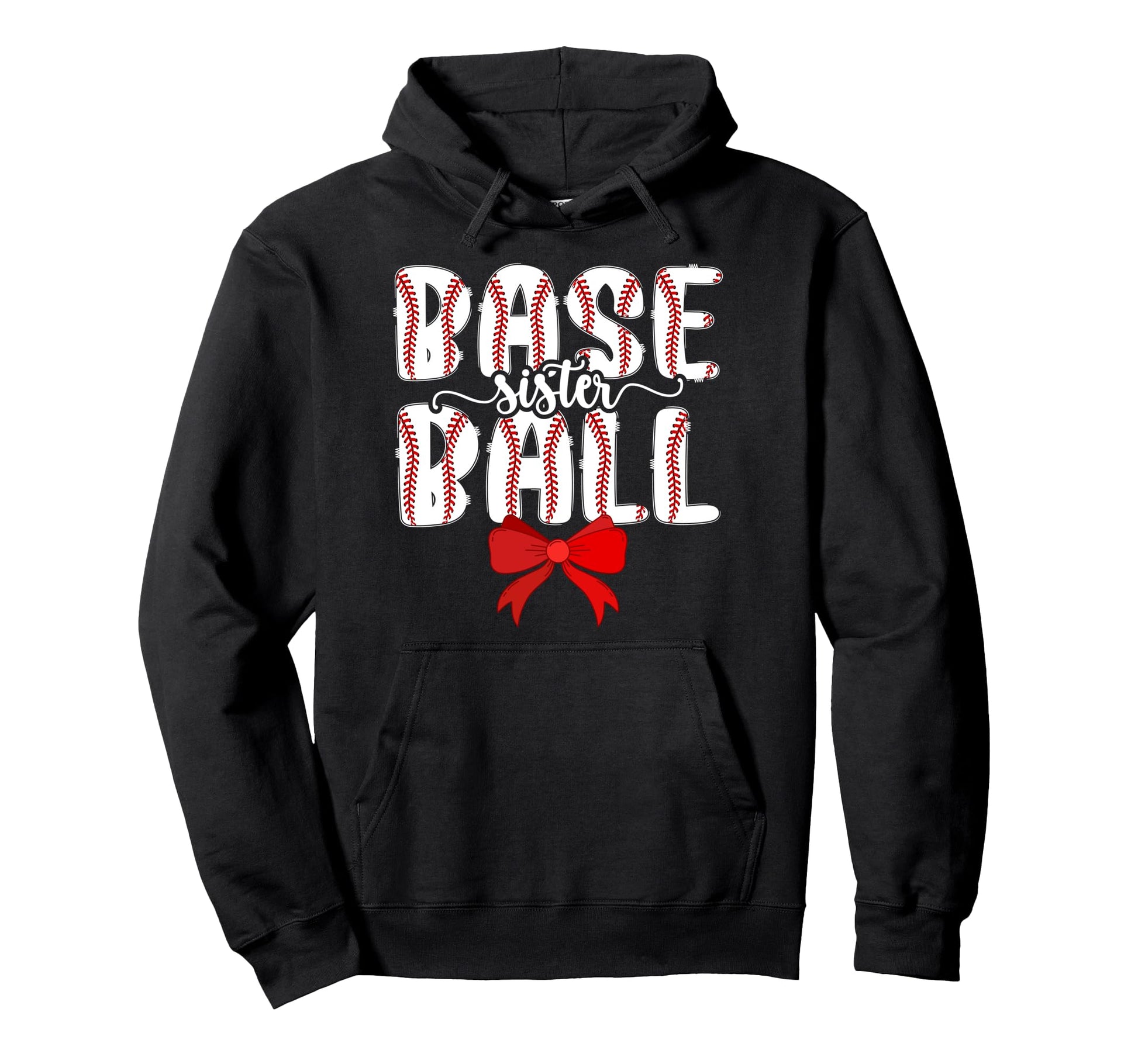 Baseball Sister Coquette Baseball Hoodie - Custom Art Print Men Women - T-Shirt, Sweatshirt, Hoodie