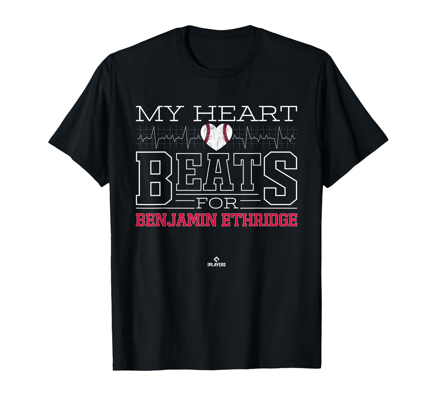 My Heart Beats Benjamin Ethridge T-Shirt - Fun Novelty Design for Adults - T-Shirt, Sweatshirt, Hoodie