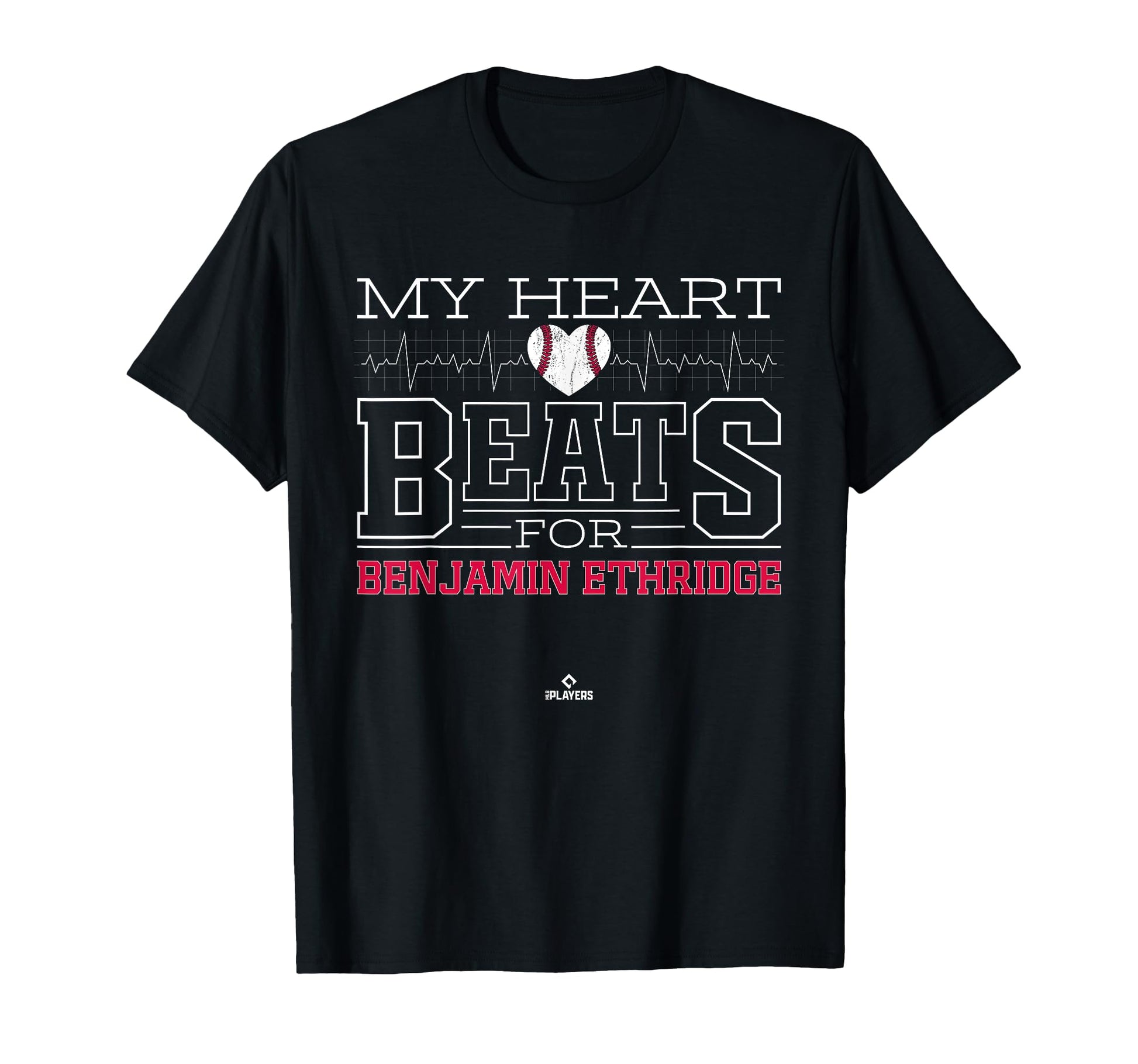 My Heart Beats Benjamin Ethridge T-Shirt - Fun Novelty Design for Adults - T-Shirt, Sweatshirt, Hoodie
