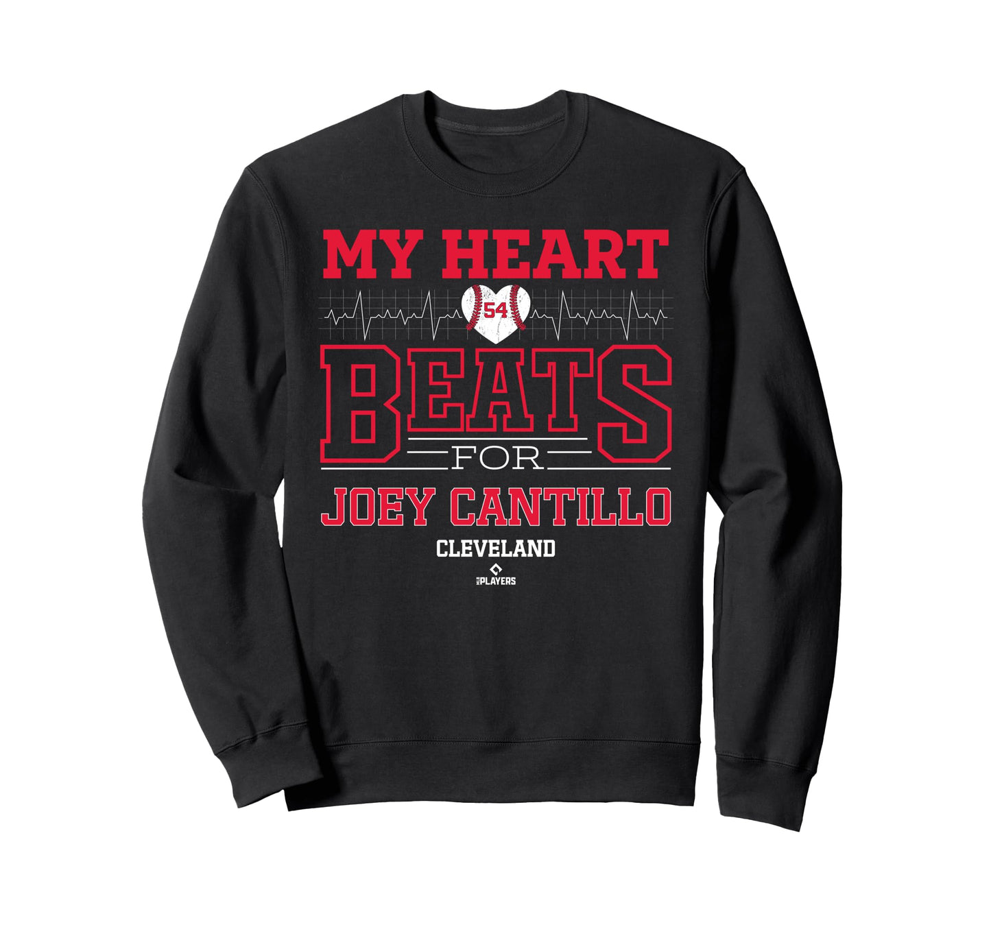 My Heart Beats Joey Cantillo Cleveland Sweatshirt - Unique Graphic Unisex - T-Shirt, Sweatshirt, Hoodie