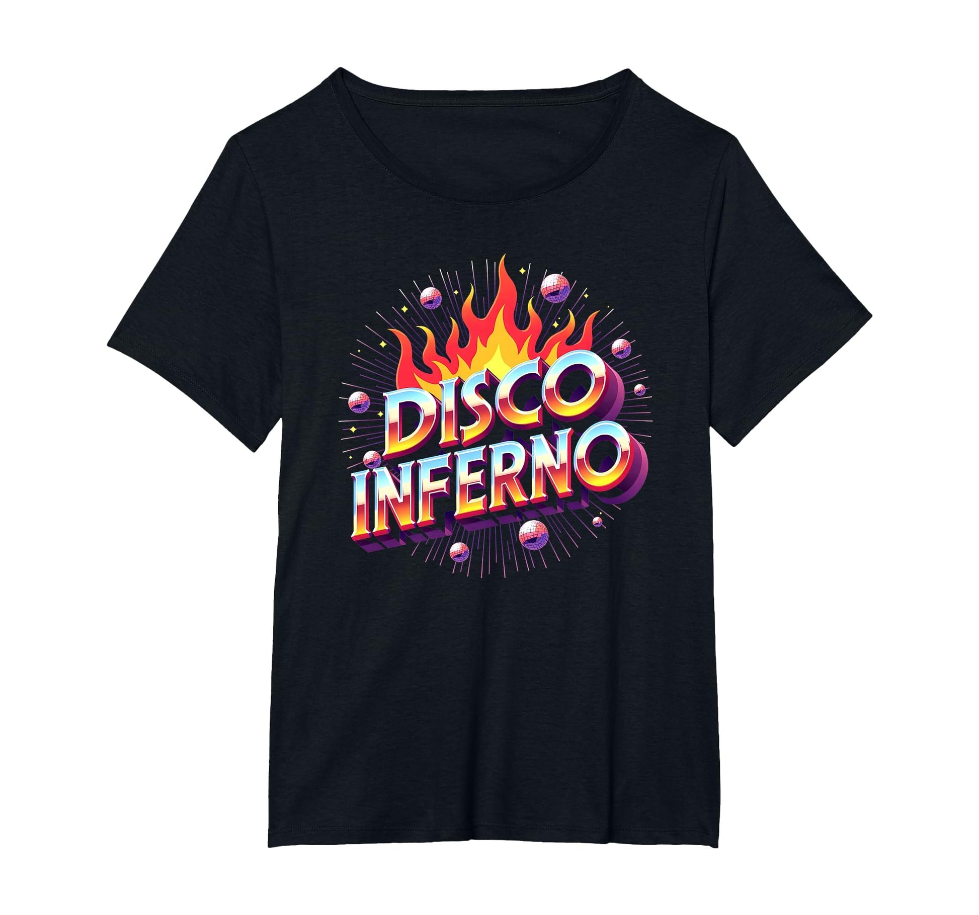 Disco Inferno Dance Party Fever Art T-Shirt - Aesthetic Graphic Unisex - T-Shirt, Sweatshirt, Hoodie
