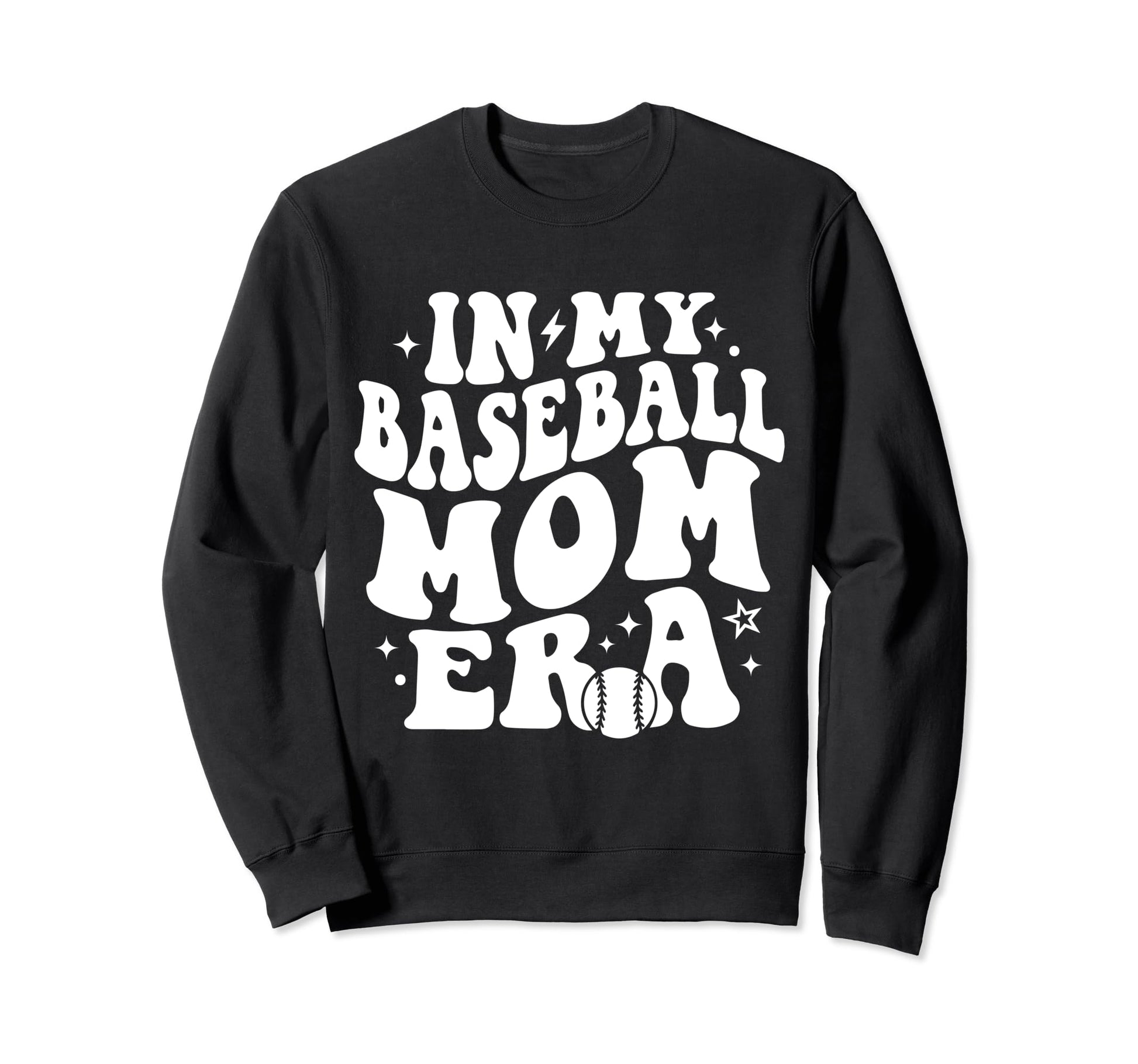 My Baseball Mom Era Sweatshirt - Minimalist Print for Adults - T-Shirt, Sweatshirt, Hoodie