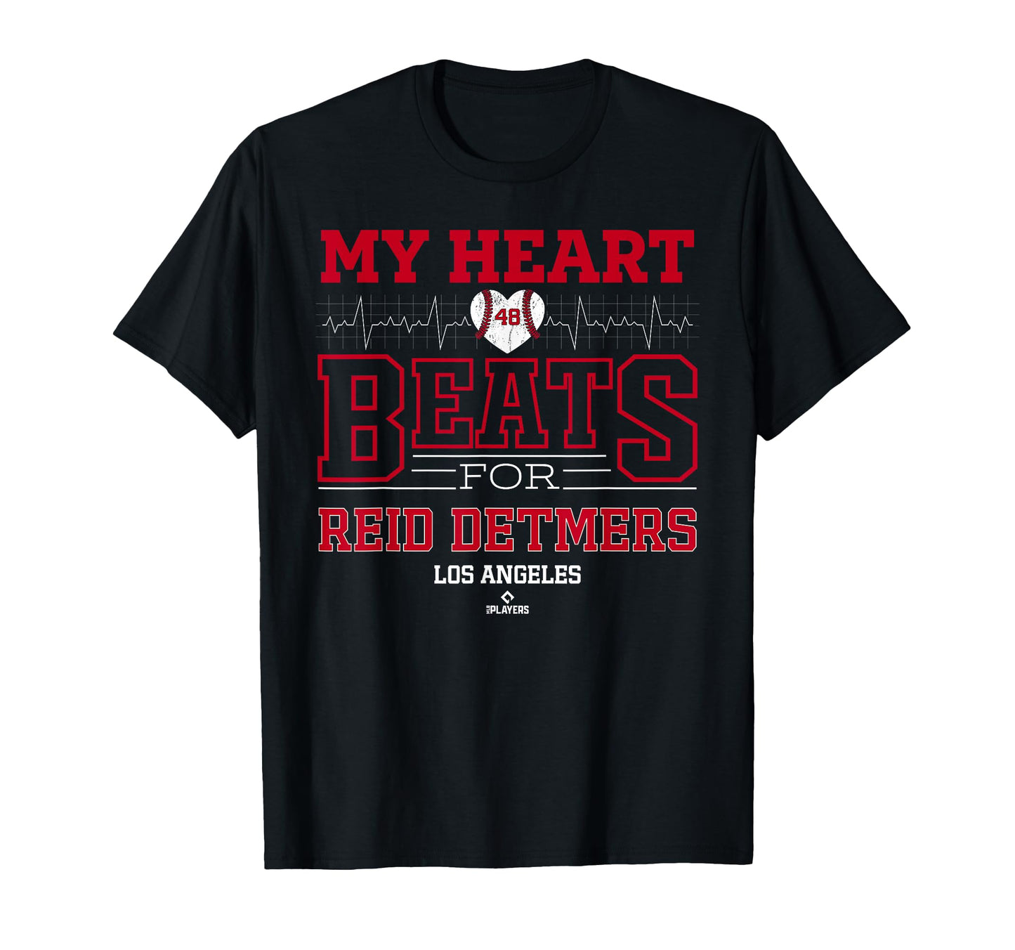My Heart Beats Reid Detmers Los Angeles T-Shirt - Novelty Apparel Unisex - T-Shirt, Sweatshirt, Hoodie