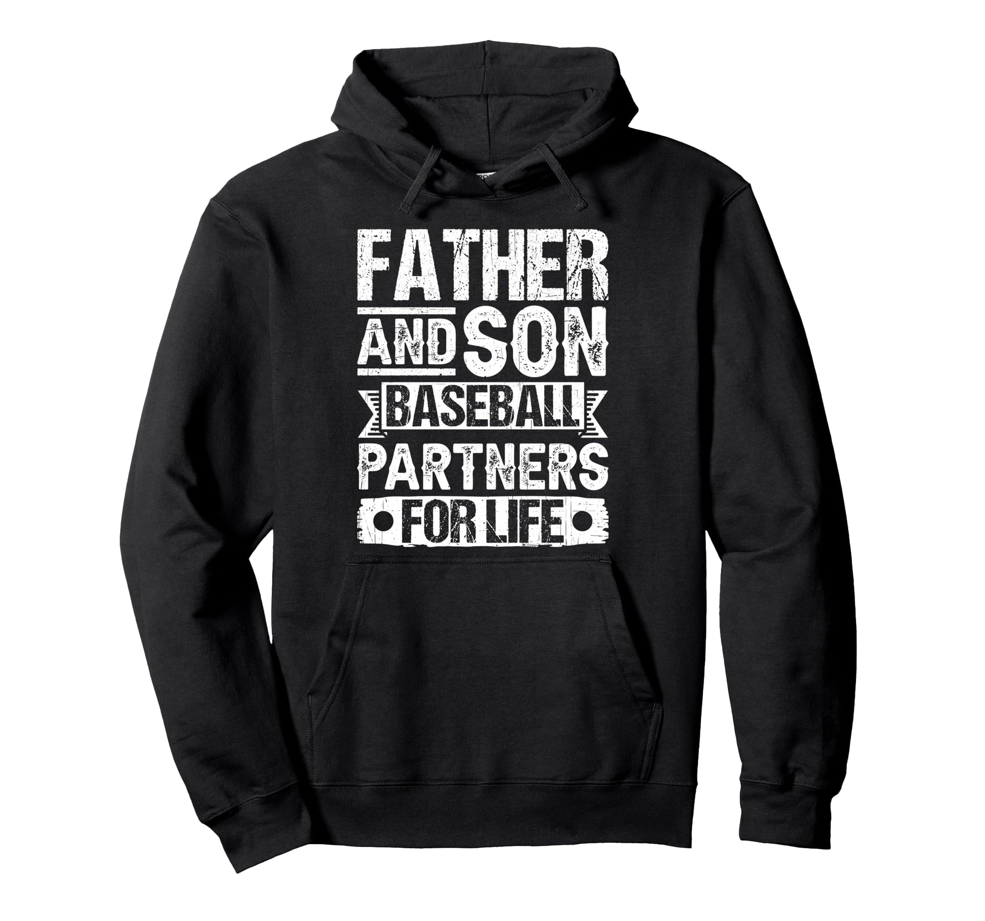Father Son Baseball Partners Father Son Hoodie - Unique Graphic Unisex - T-Shirt, Sweatshirt, Hoodie