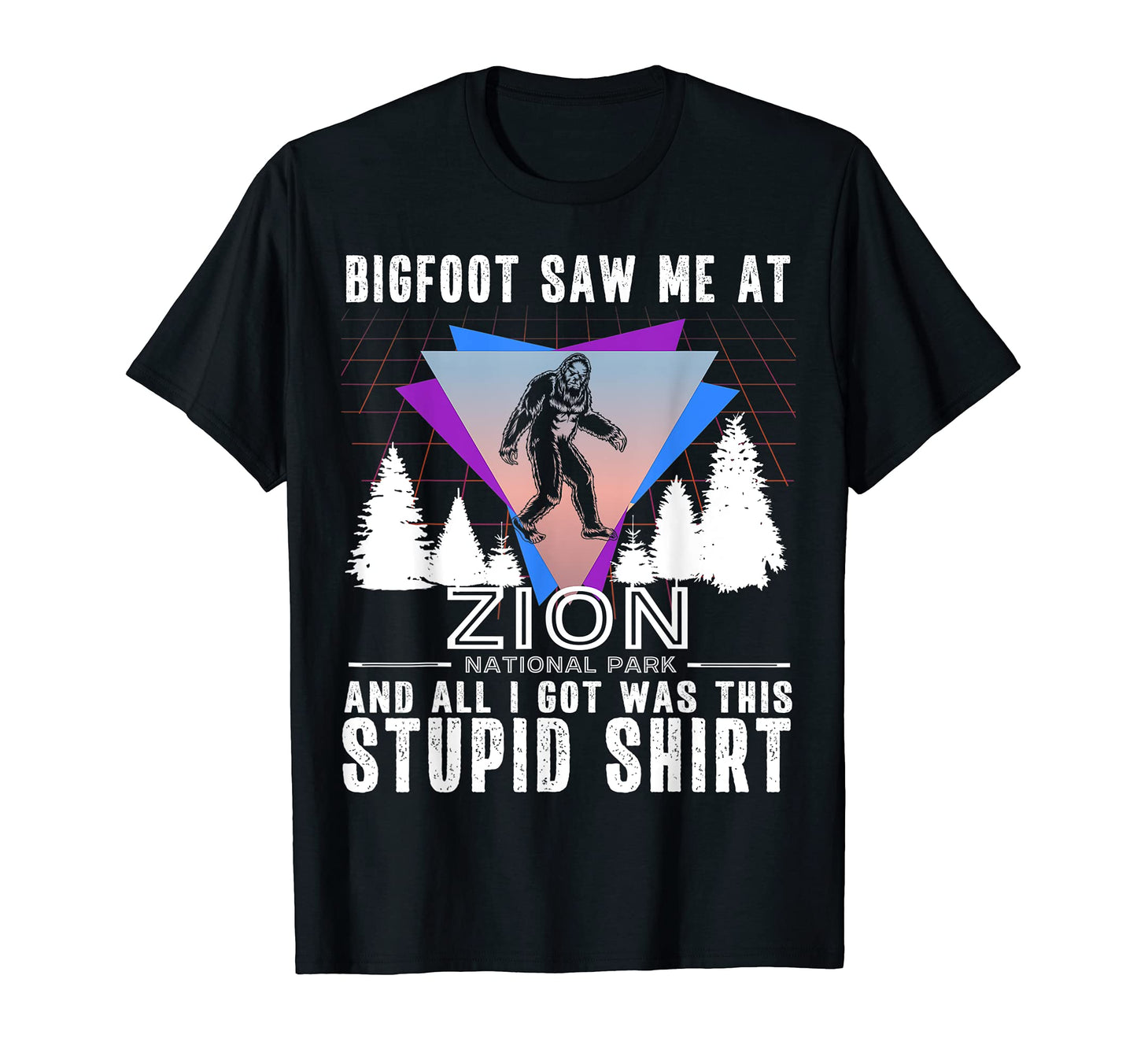 Zion National Park Utah Bigfoot T-Shirt - Casual Everyday Wear Unisex - T-Shirt, Sweatshirt, Hoodie