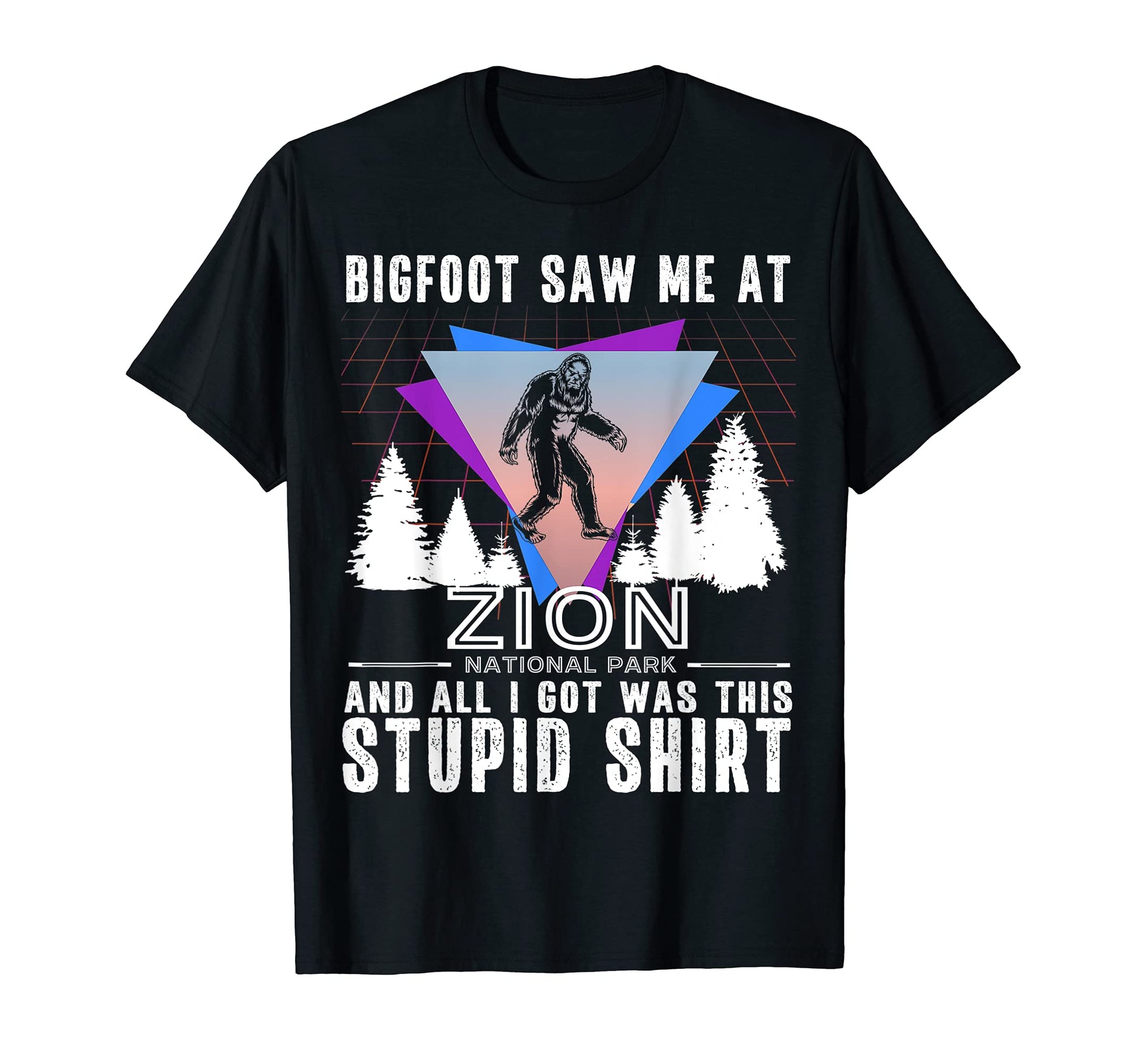 Zion National Park Utah Bigfoot T-Shirt - Casual Everyday Wear Unisex - T-Shirt, Sweatshirt, Hoodie