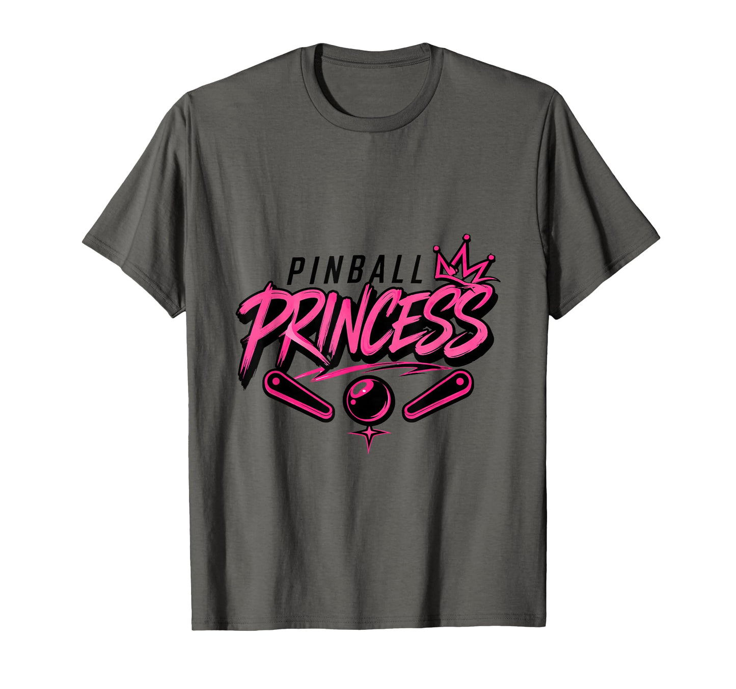 Pinball Princess Machines Funny Arcade T-Shirt - Minimalist Print Unisex - T-Shirt, Sweatshirt, Hoodie