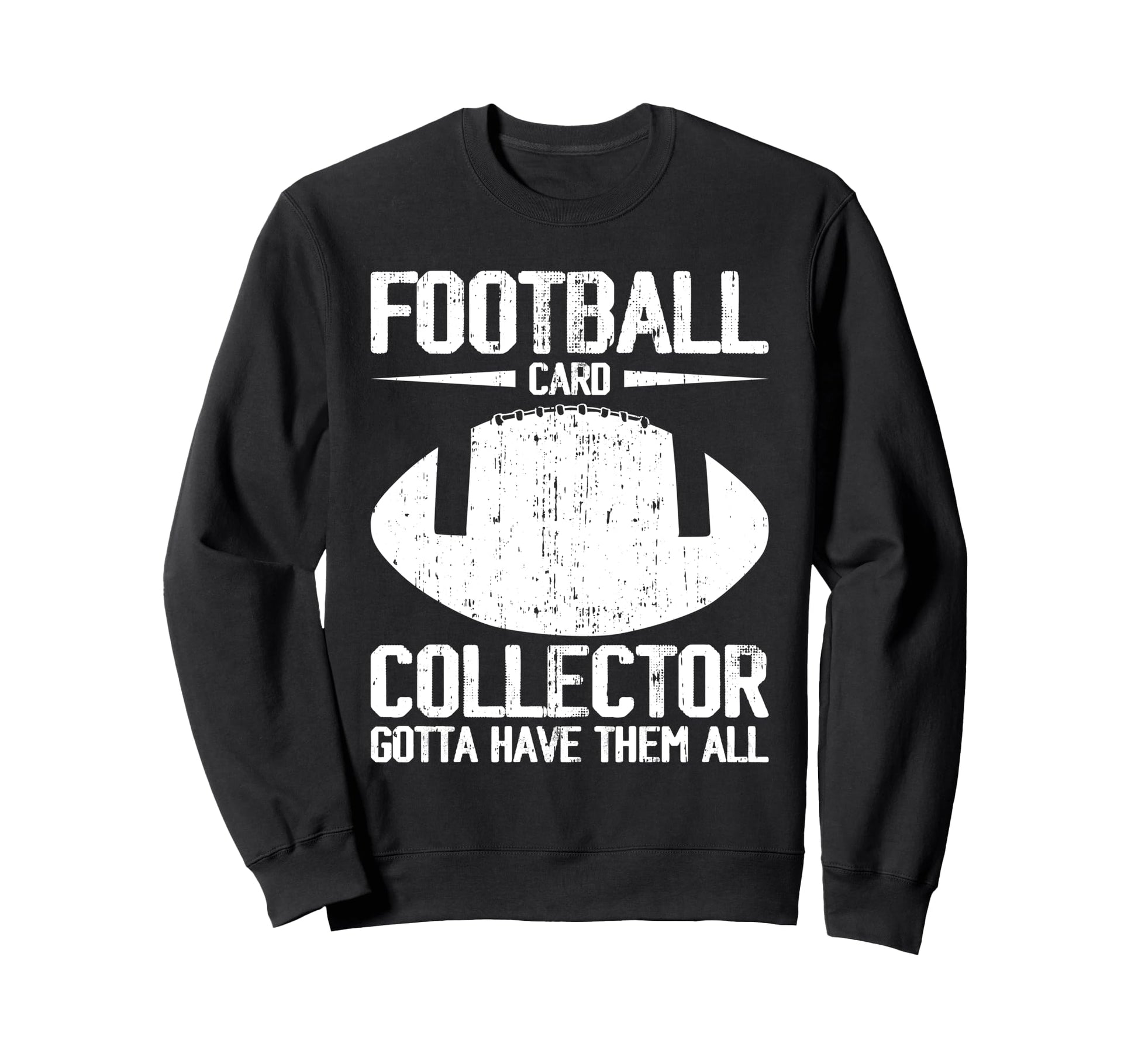 Football Card Collector Dealer Sweatshirt - Minimalist Print Men Women - T-Shirt, Sweatshirt, Hoodie
