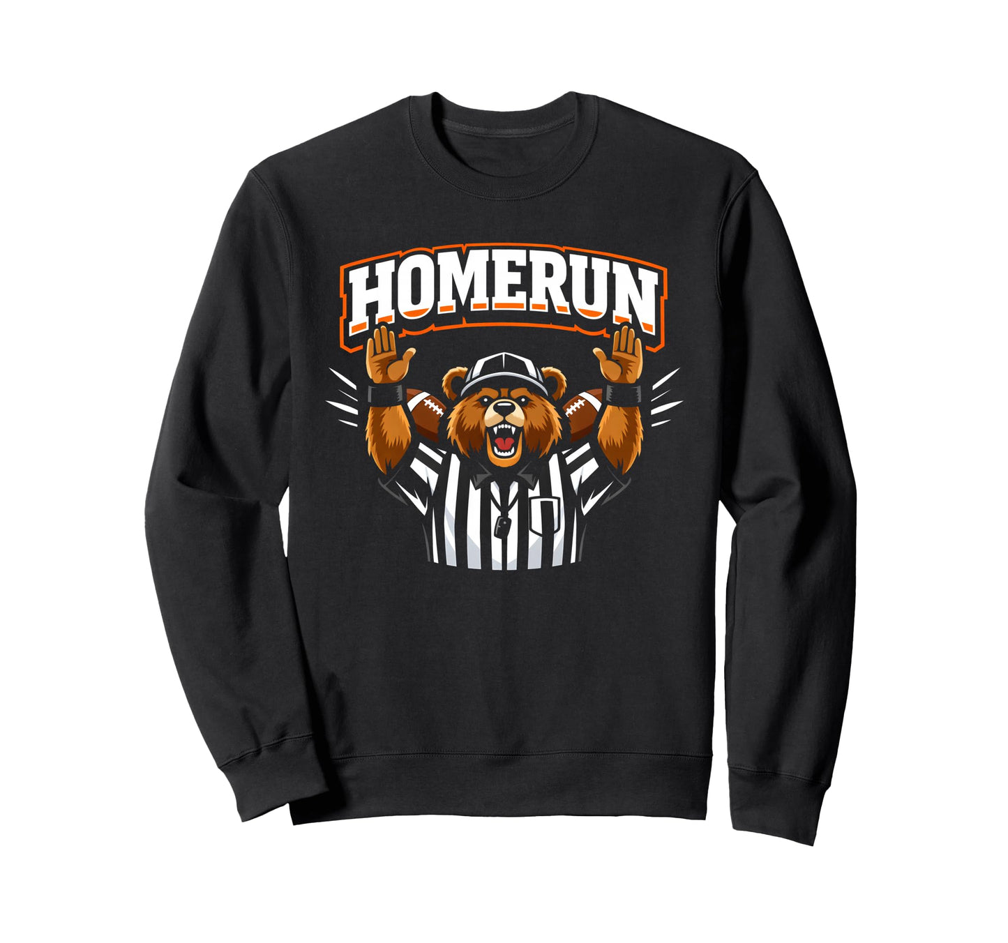 Funny Football Referee Touchdown Sweatshirt - Casual Everyday Wear Unisex - T-Shirt, Sweatshirt, Hoodie