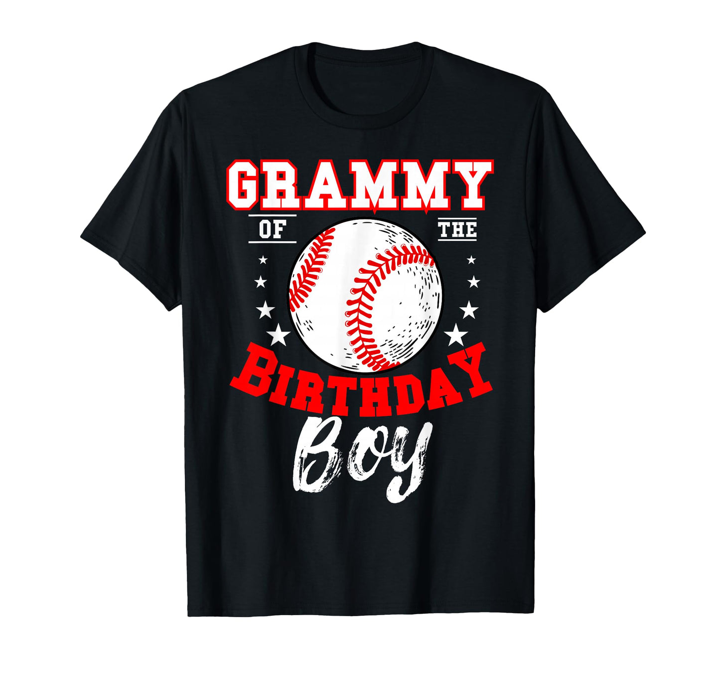 Grammy Birthday Baseball Theme Bday T-Shirt - Custom Art Print for Adults - T-Shirt, Sweatshirt, Hoodie