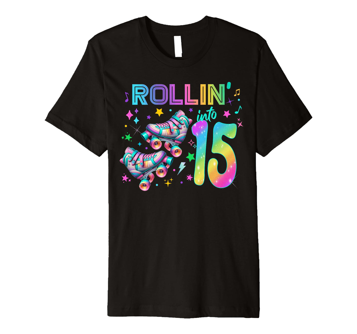 Roller Skates Birthday Outfit T-Shirt - Graphic Print Unisex - T-Shirt, Sweatshirt, Hoodie