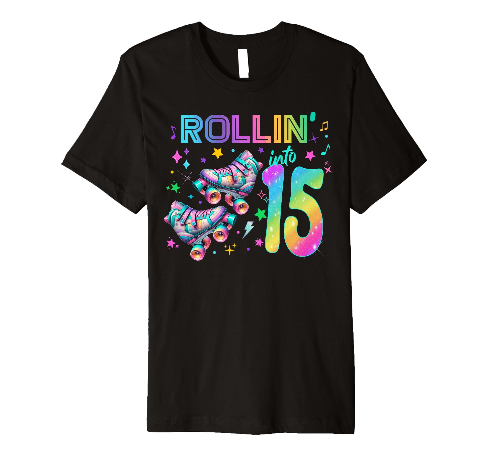 Roller Skates Birthday Outfit T-Shirt - Graphic Print Unisex - T-Shirt, Sweatshirt, Hoodie