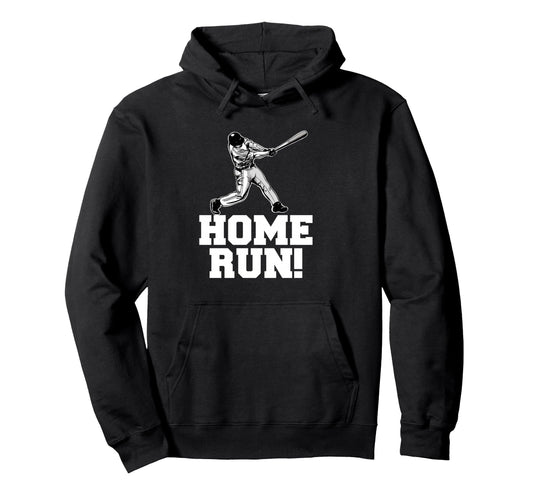 Baseball Home Run Hoodie - Custom Art Print Unisex - T-Shirt, Sweatshirt, Hoodie