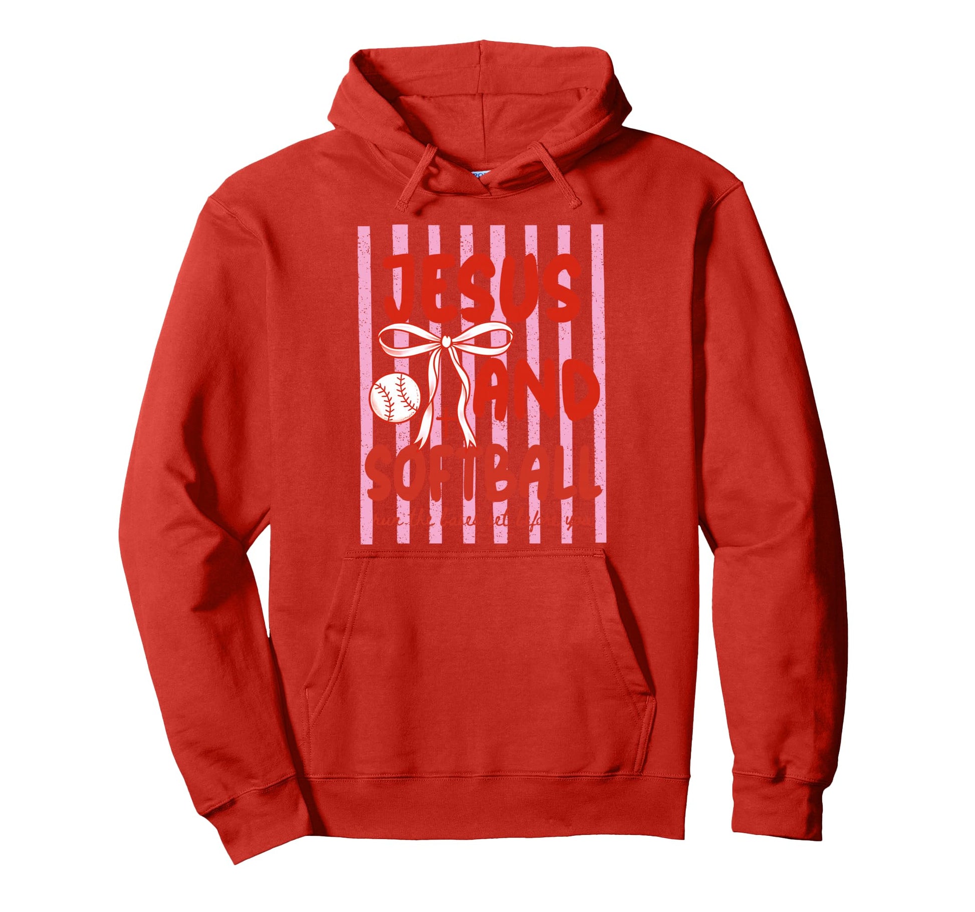 Jesus And Softball Coquette Game Day Hoodie - Custom Art Print Men Women - T-Shirt, Sweatshirt, Hoodie
