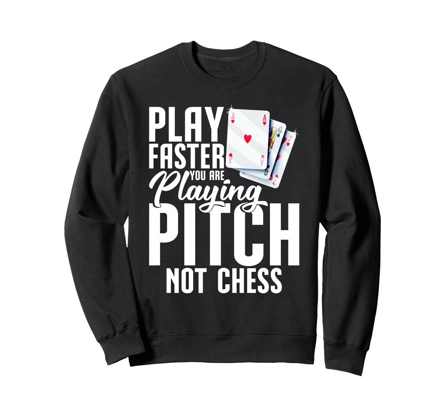 Pitch Cards Player Enthusiast Sweatshirt - Minimalist Print Unisex - T-Shirt, Sweatshirt, Hoodie