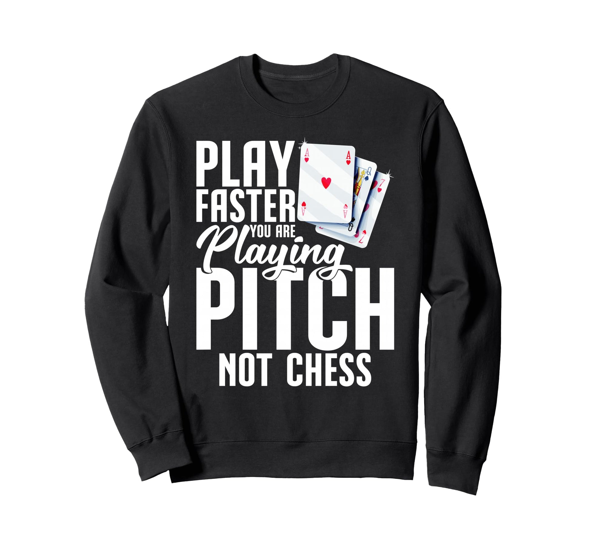 Pitch Cards Player Enthusiast Sweatshirt - Minimalist Print Unisex - T-Shirt, Sweatshirt, Hoodie