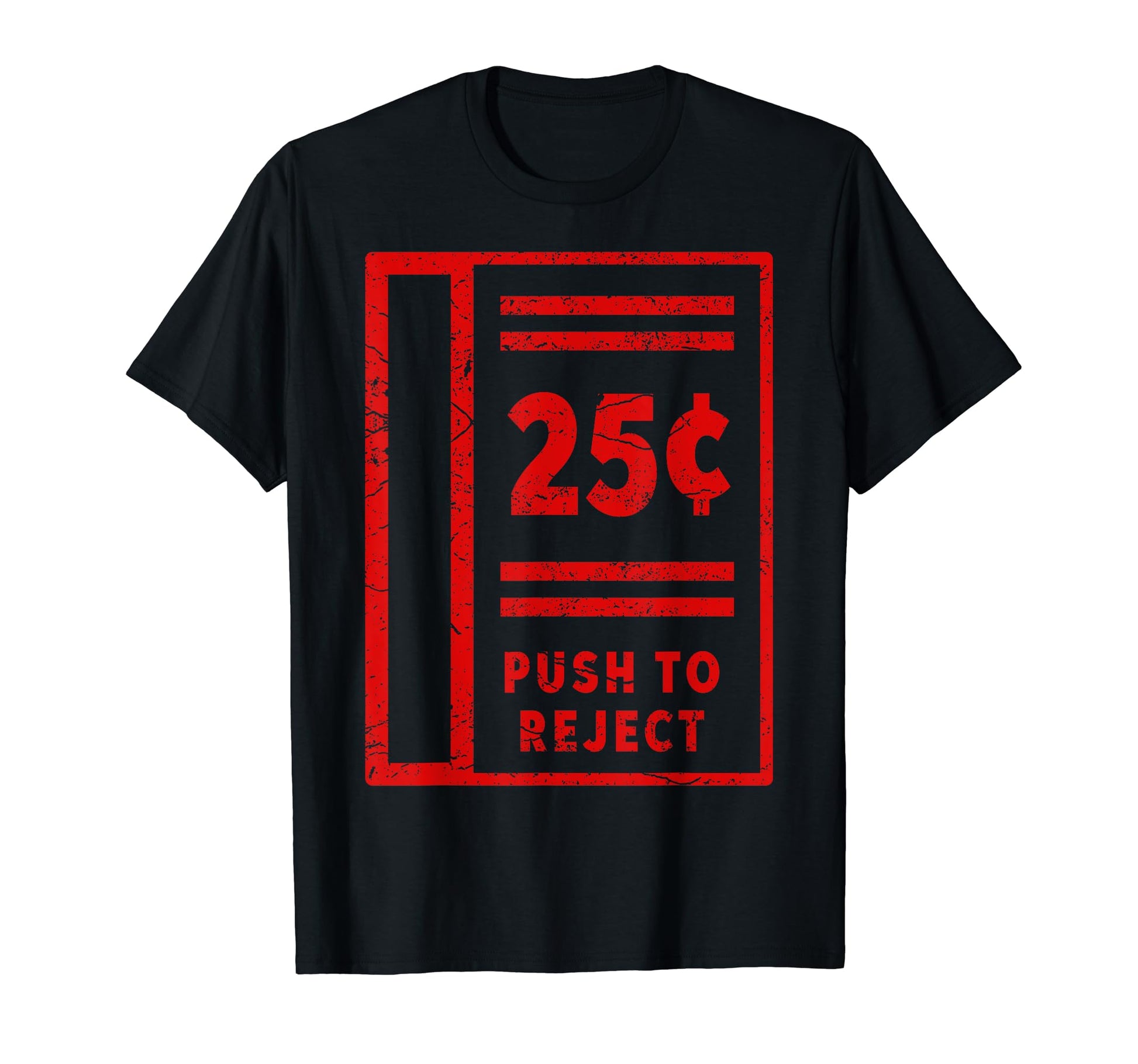 Gamer Arcade Coin Op 25 Cent T-Shirt - Minimalist Print for Adults - T-Shirt, Sweatshirt, Hoodie