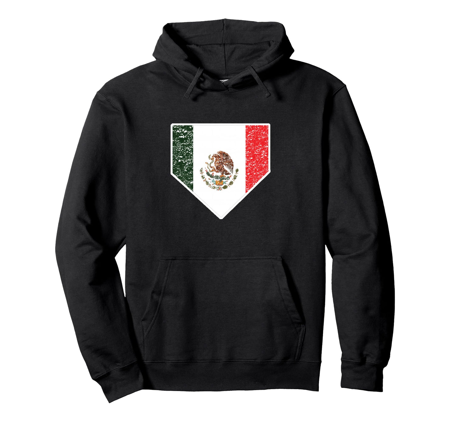 Love Mexico Baseball Distressed Hoodie - Custom Art Print Men Women - T-Shirt, Sweatshirt, Hoodie