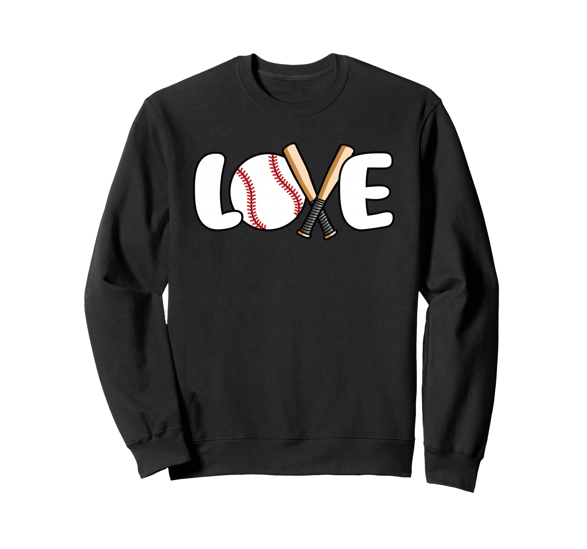 Love Baseball Sweatshirt - Trendy Graphic Unisex - T-Shirt, Sweatshirt, Hoodie