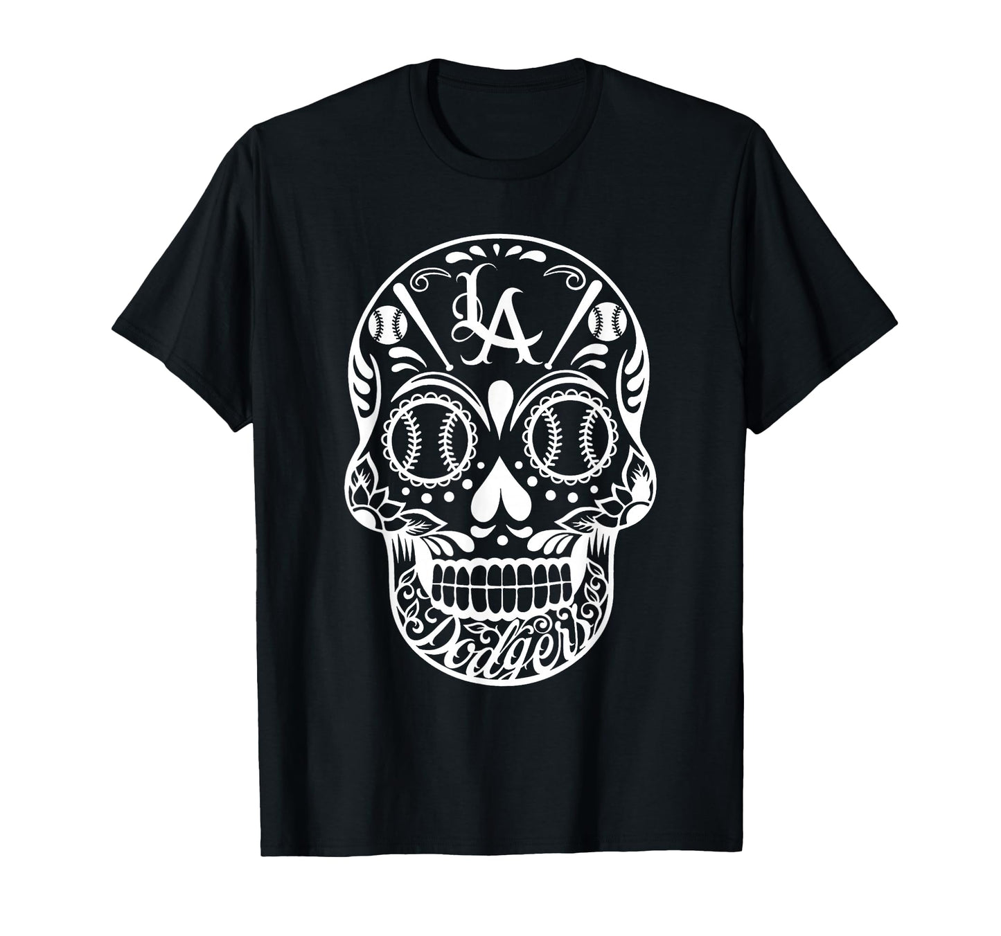 Los Angeles Sugar Skull Day Dead Cinco T-Shirt - Streetwear Style Unisex - T-Shirt, Sweatshirt, Hoodie