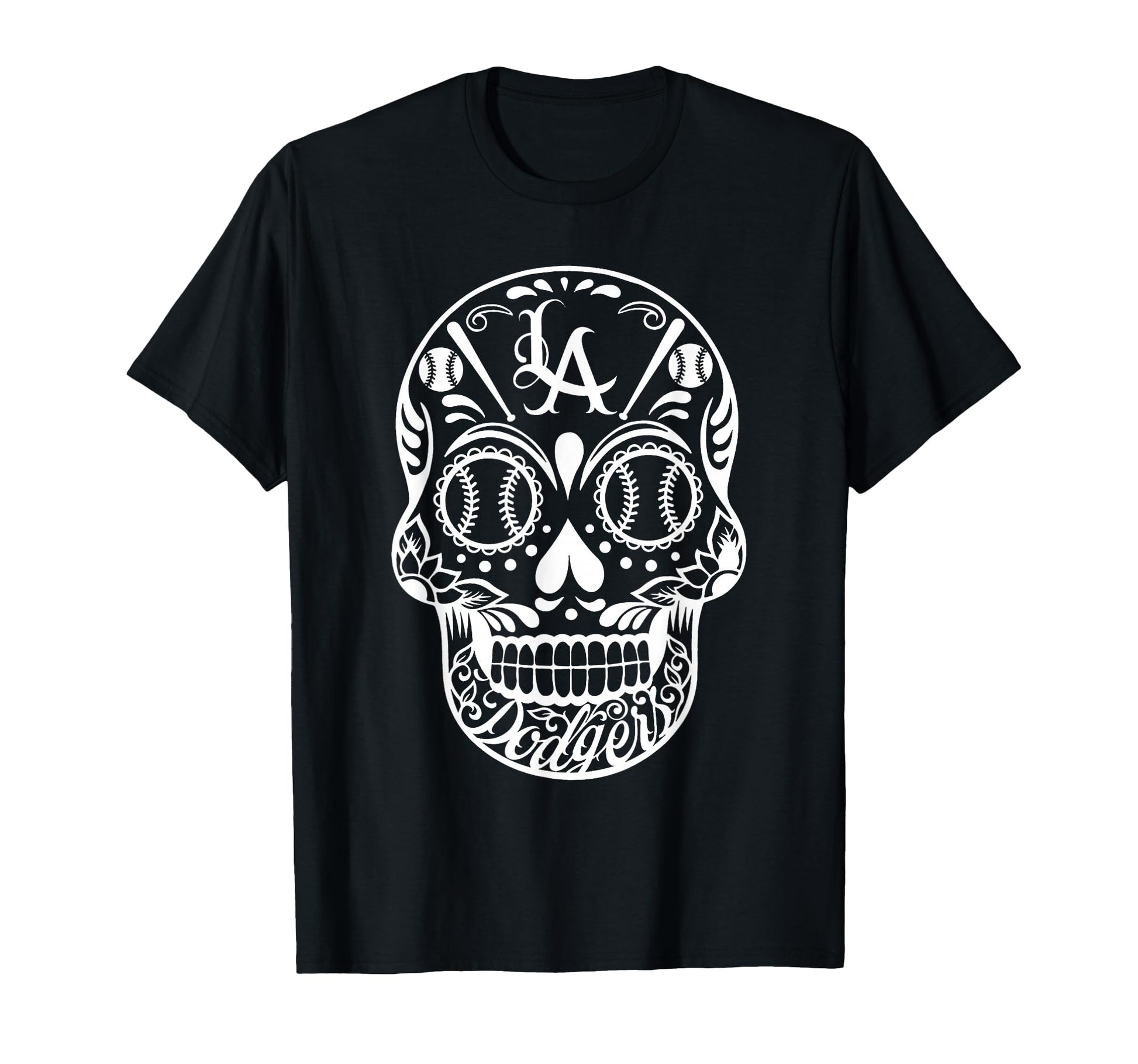 Los Angeles Sugar Skull Day Dead Cinco T-Shirt - Streetwear Style Unisex - T-Shirt, Sweatshirt, Hoodie