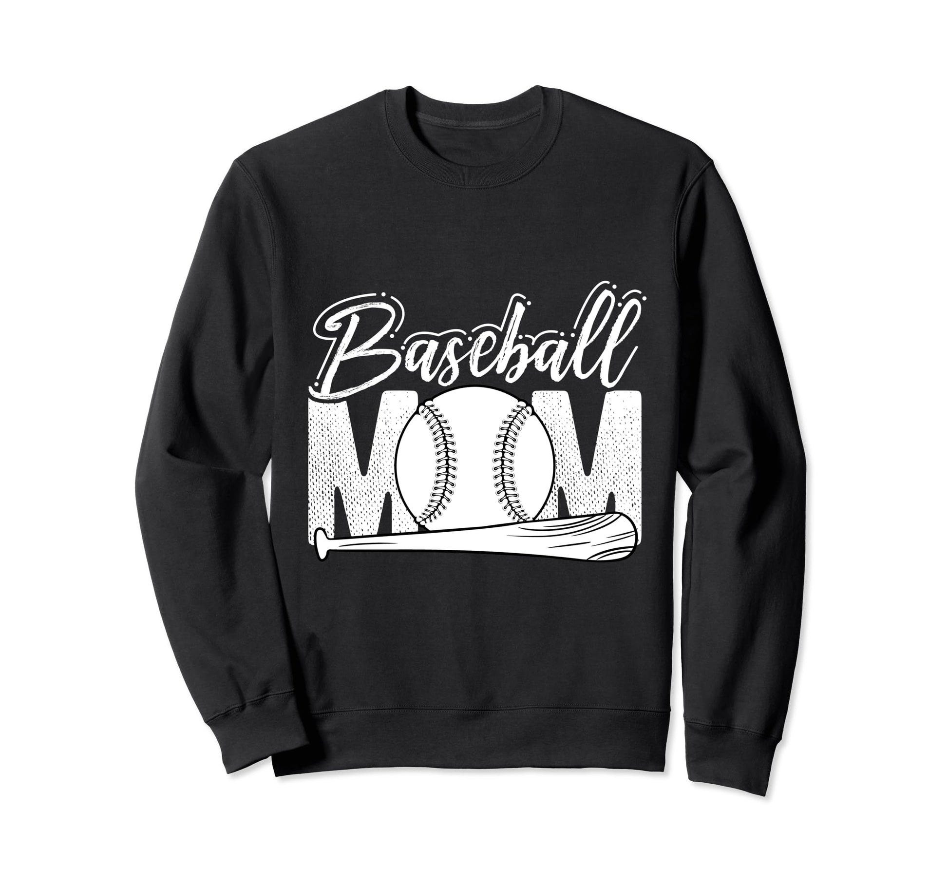 Baseball Mom Mothers Day Homerun Sweatshirt - Minimalist Print for Adults - T-Shirt, Sweatshirt, Hoodie
