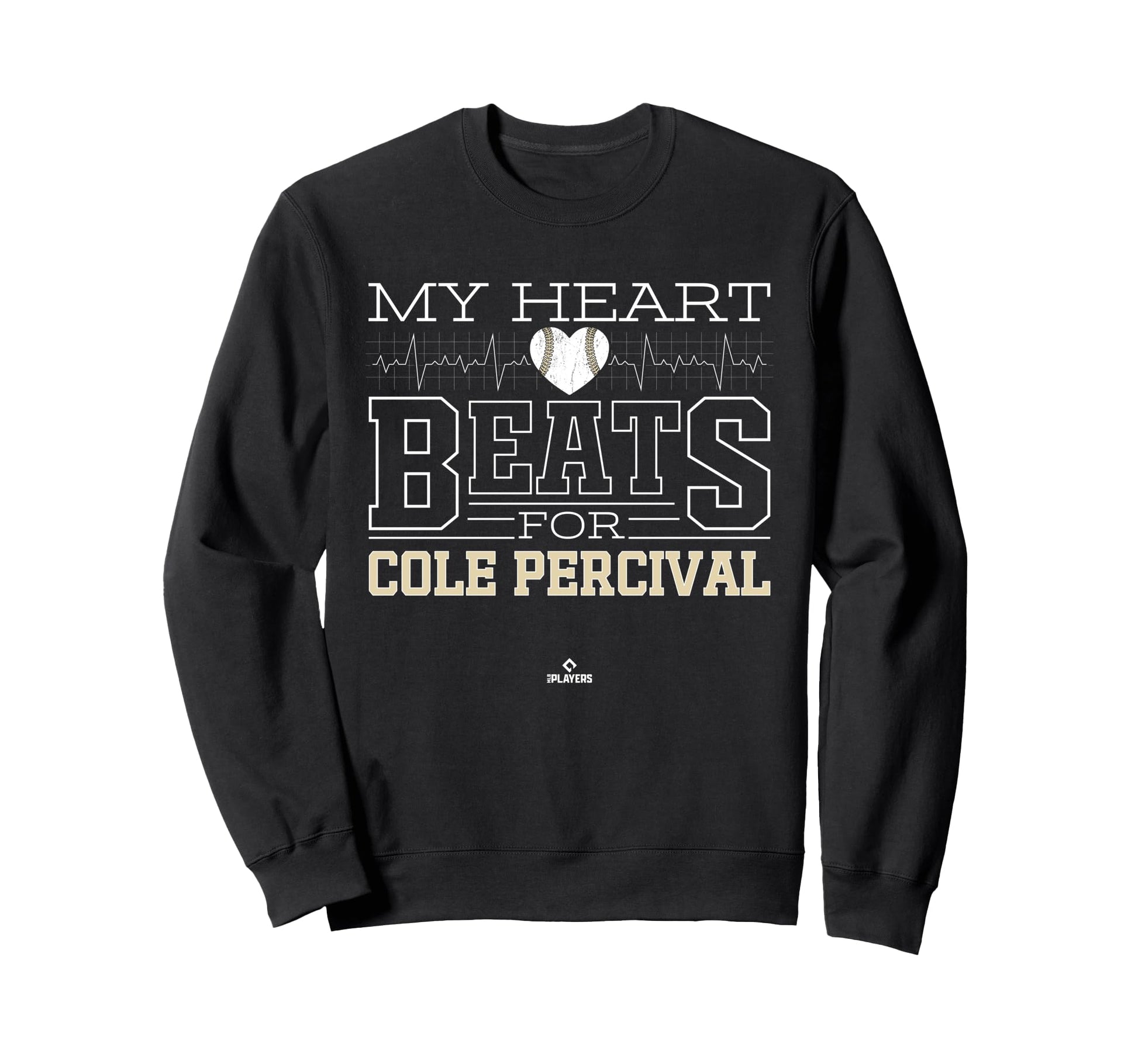 My Heart Beats Cole Percival Sweatshirt - Casual Everyday Wear Men Women - T-Shirt, Sweatshirt, Hoodie
