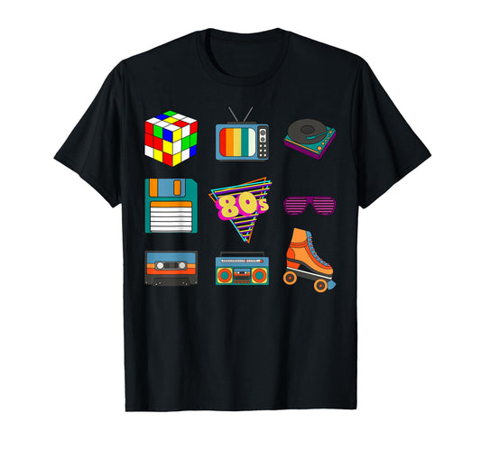 80S Throwback Culture Disco Music T-Shirt - Novelty Apparel for Adults - T-Shirt, Sweatshirt, Hoodie
