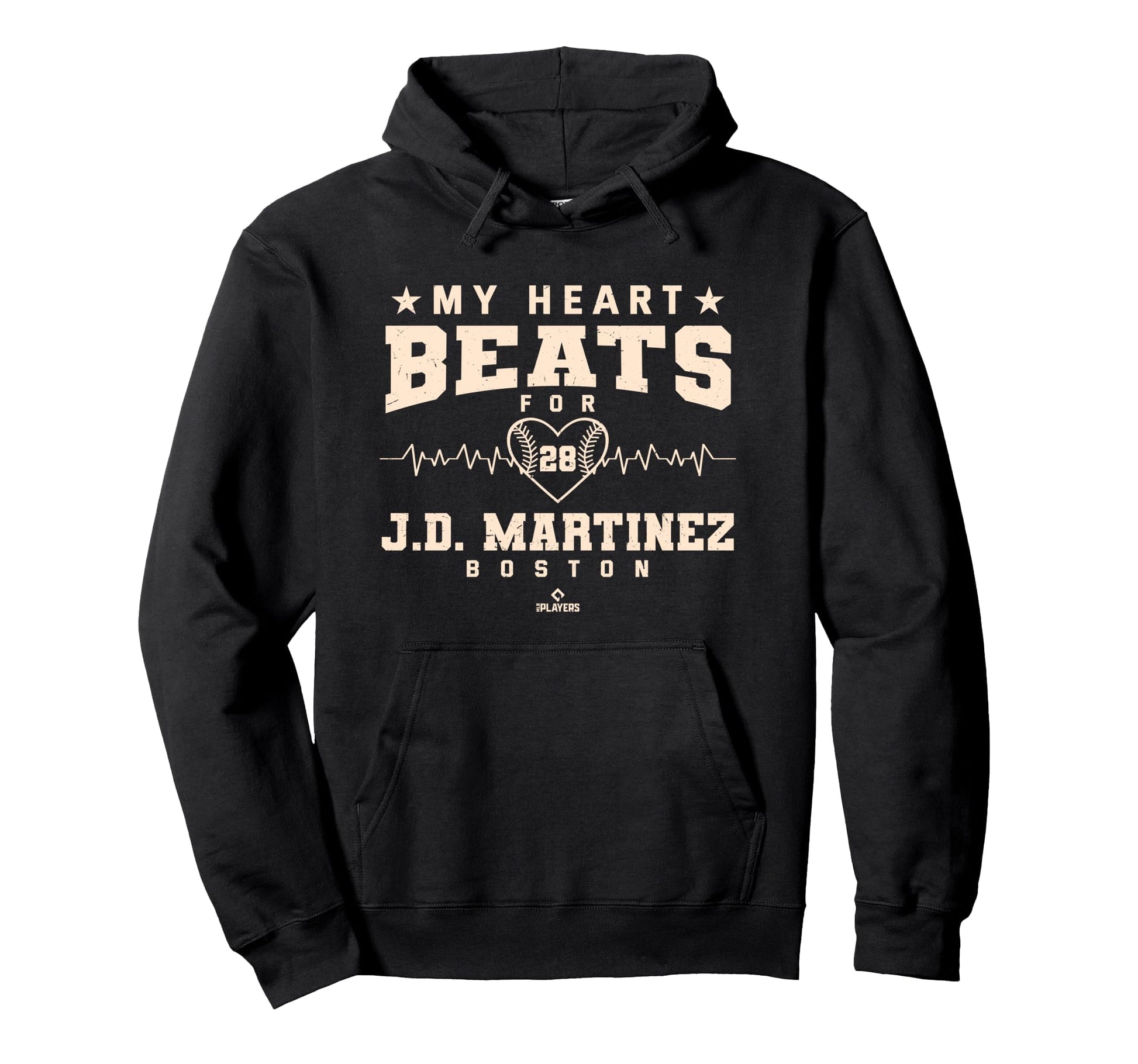 My Heart Beats Jd Martinez Baseball Hoodie - Aesthetic Graphic Unisex - T-Shirt, Sweatshirt, Hoodie