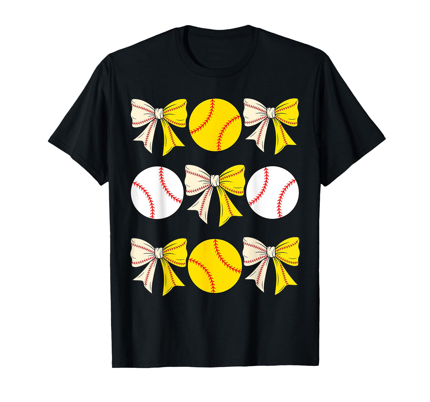 Coquette Bow Funny Game Day Baseball T-Shirt - Custom Art Print for Adults - T-Shirt, Sweatshirt, Hoodie
