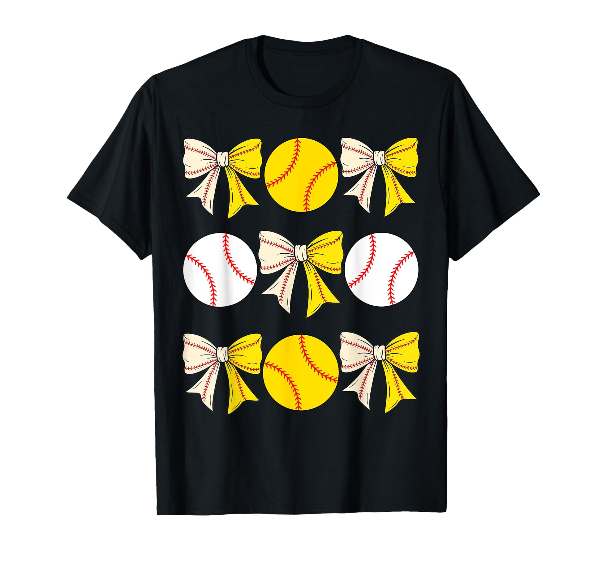 Coquette Bow Funny Game Day Baseball T-Shirt - Custom Art Print for Adults - T-Shirt, Sweatshirt, Hoodie