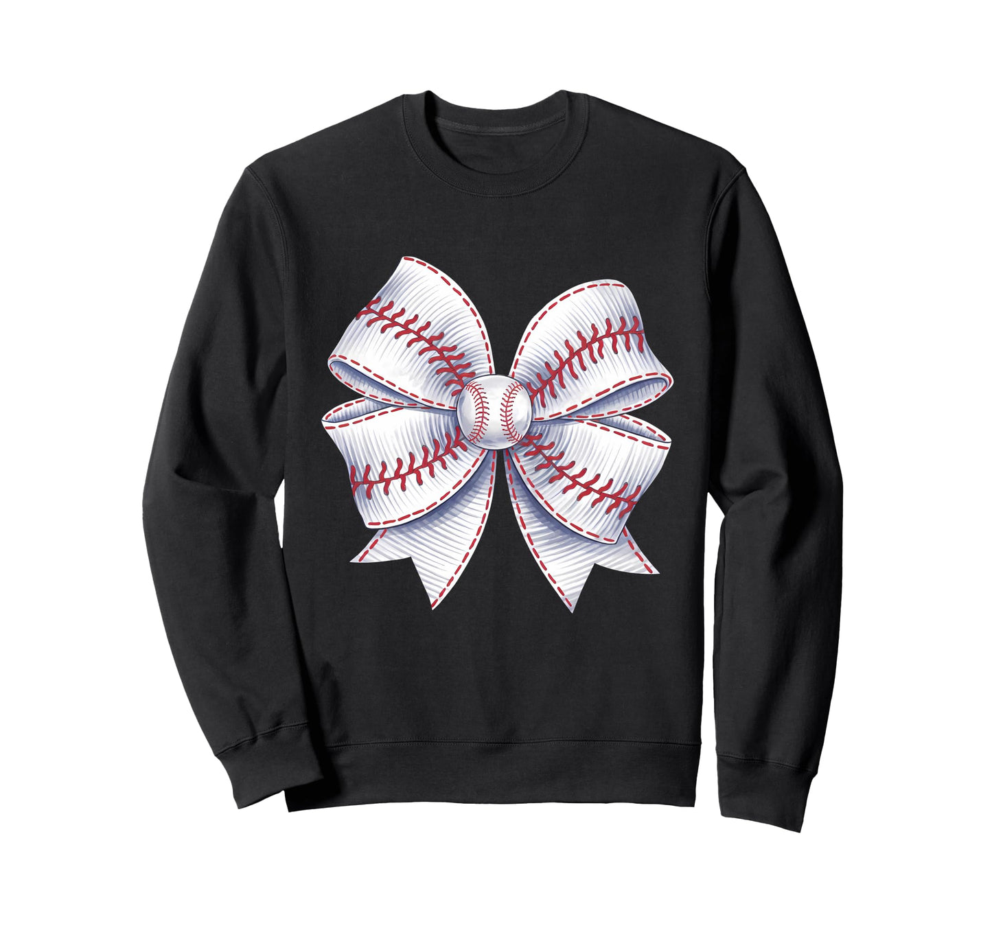 Baseball Coquette Bow Baseball Mom Sweatshirt - Trendy Graphic Men Women - T-Shirt, Sweatshirt, Hoodie