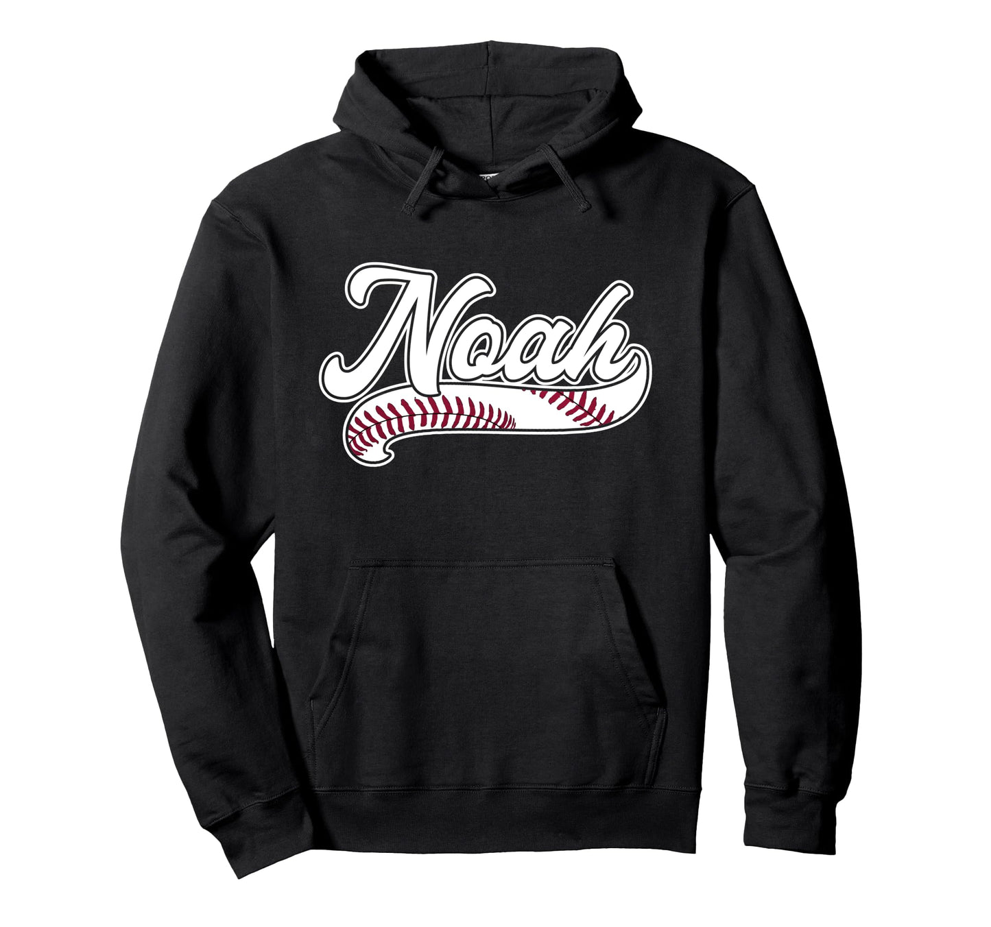 Noah Personalized Baseball Fan Hoodie - Casual Everyday Wear for Adults - T-Shirt, Sweatshirt, Hoodie