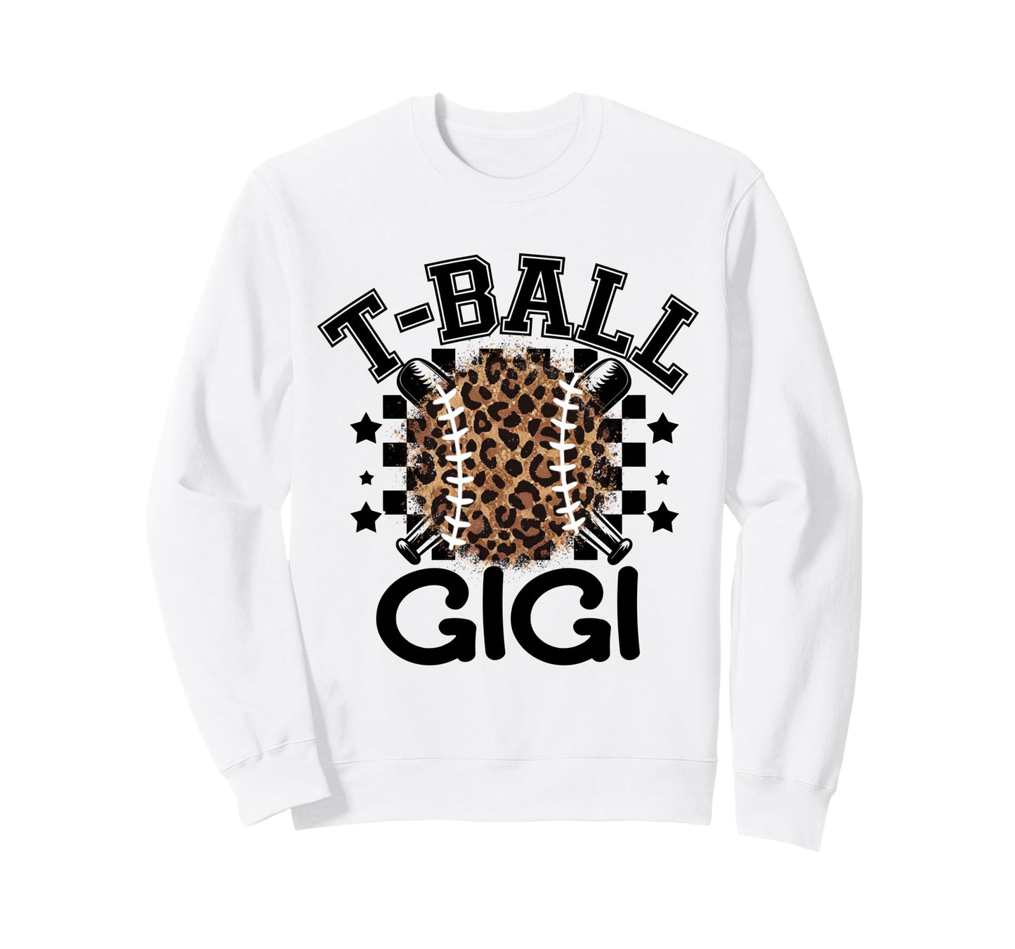 T Ball Teeball Gigi Leopard Cheetah Sweatshirt - Unique Graphic for Adults - T-Shirt, Sweatshirt, Hoodie