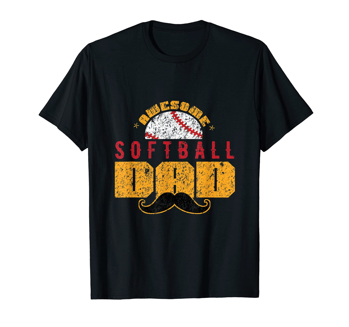 Mens Mens Softball Awesome Softball T-Shirt - Unique Graphic for Adults - T-Shirt, Sweatshirt, Hoodie