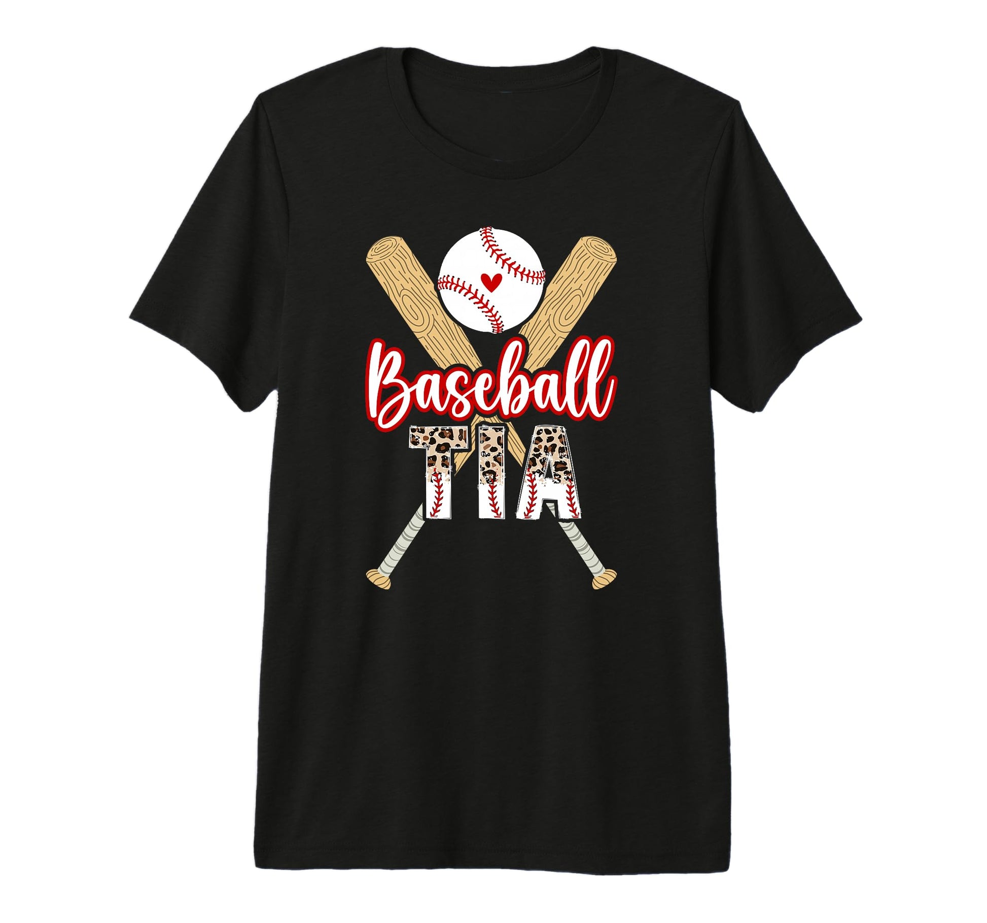 Baseball Tia Leopard Tia Baseball T-Shirt - Aesthetic Graphic Unisex - T-Shirt, Sweatshirt, Hoodie