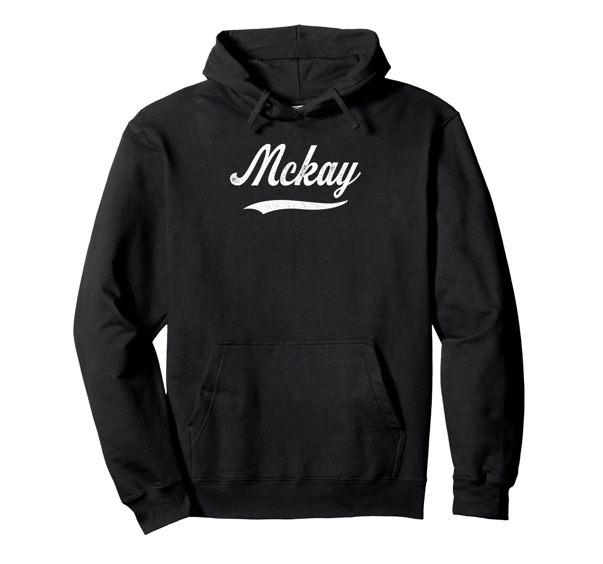 Distressed Script Tyler Mckay Prospect Hoodie - Novelty Apparel for Adults - T-Shirt, Sweatshirt, Hoodie