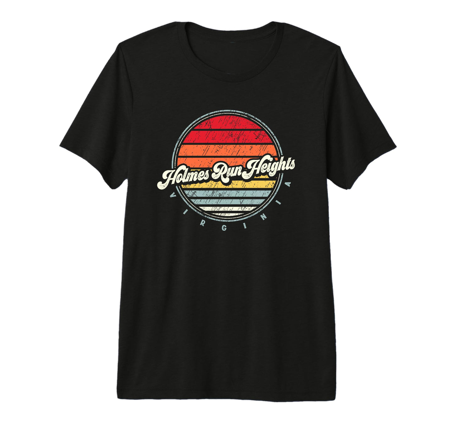 Holmes Run Heights Home State 70S T-Shirt - Fun Novelty Design Men Women - T-Shirt, Sweatshirt, Hoodie