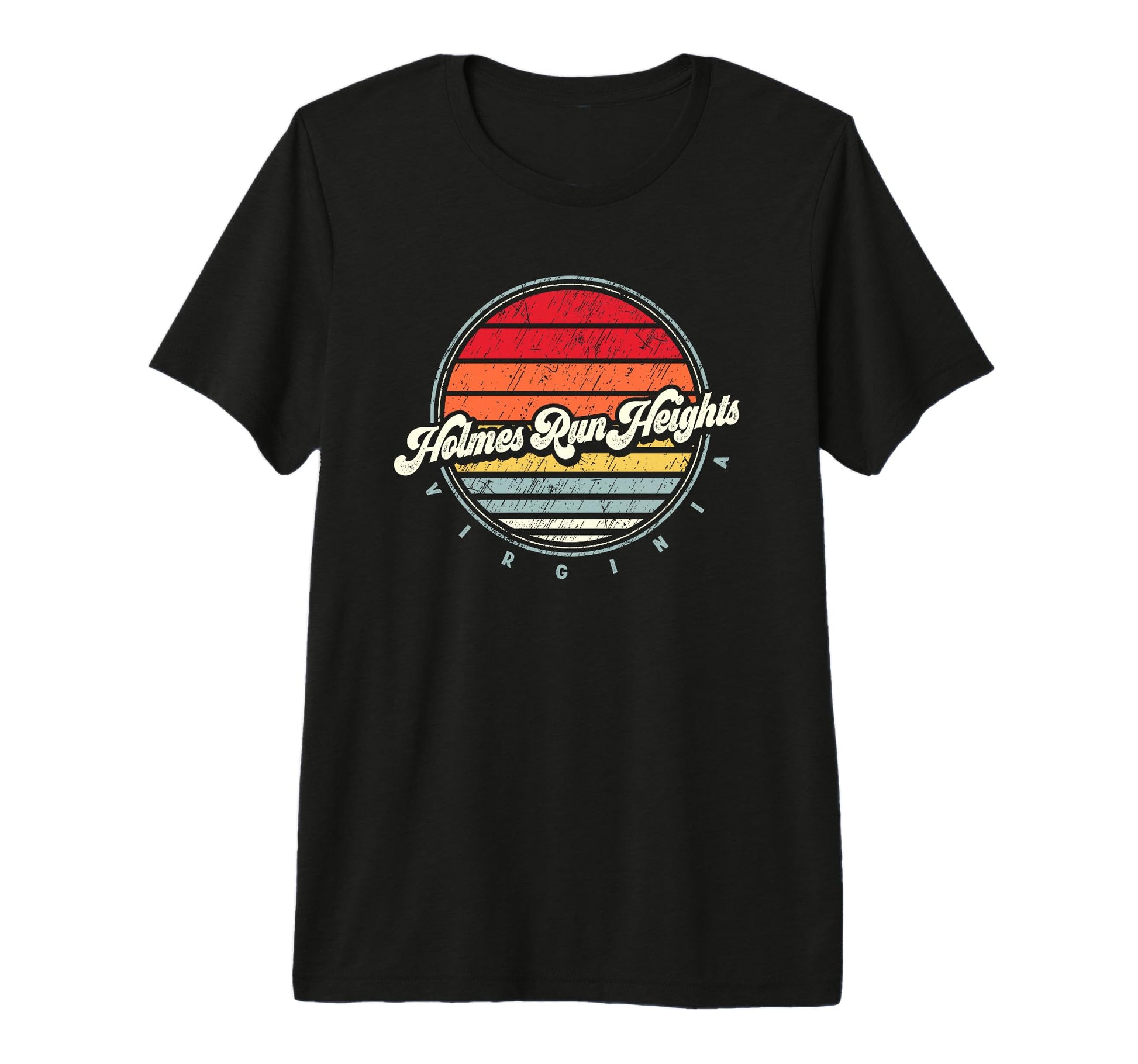 Holmes Run Heights Home State 70S T-Shirt - Fun Novelty Design Men Women - T-Shirt, Sweatshirt, Hoodie