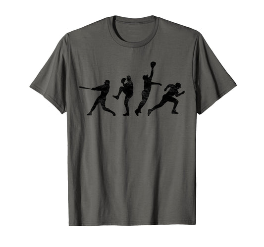 Baseball Catcher Pitcher Batter T-Shirt - Graphic Print Men Women - T-Shirt, Sweatshirt, Hoodie
