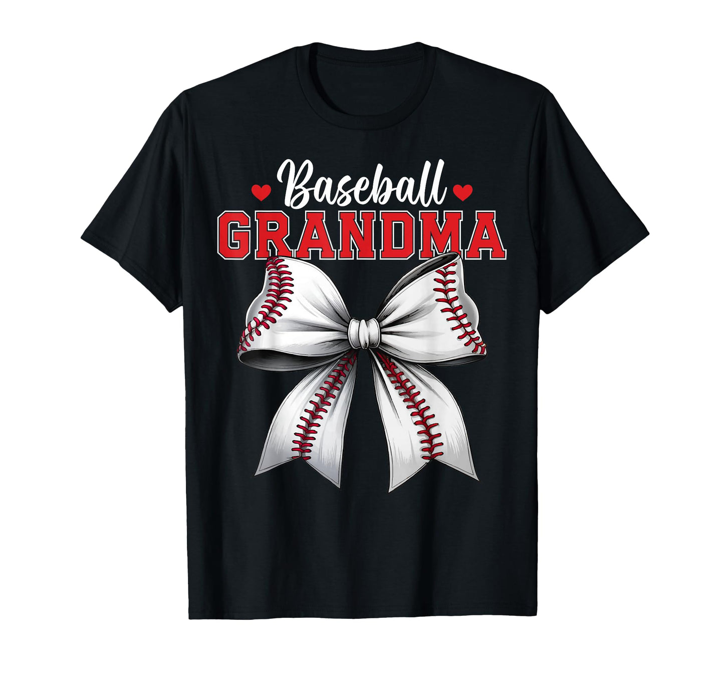 Baseball Grandma Coquette Baseball Nana T-Shirt - Minimalist Print Unisex - T-Shirt, Sweatshirt, Hoodie