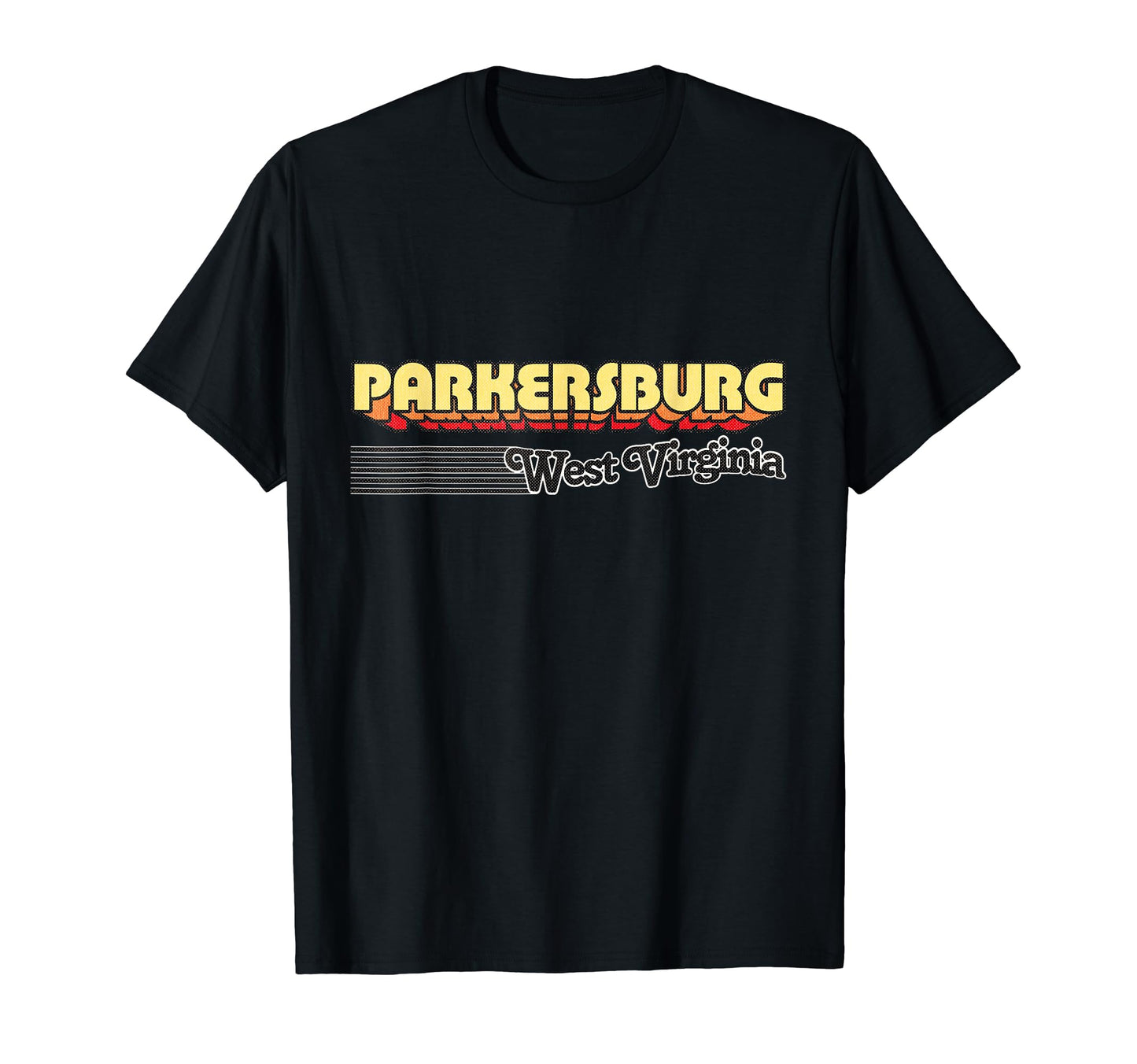 Parkersburg West Virginia Stripes T-Shirt - Streetwear Style Unisex - T-Shirt, Sweatshirt, Hoodie