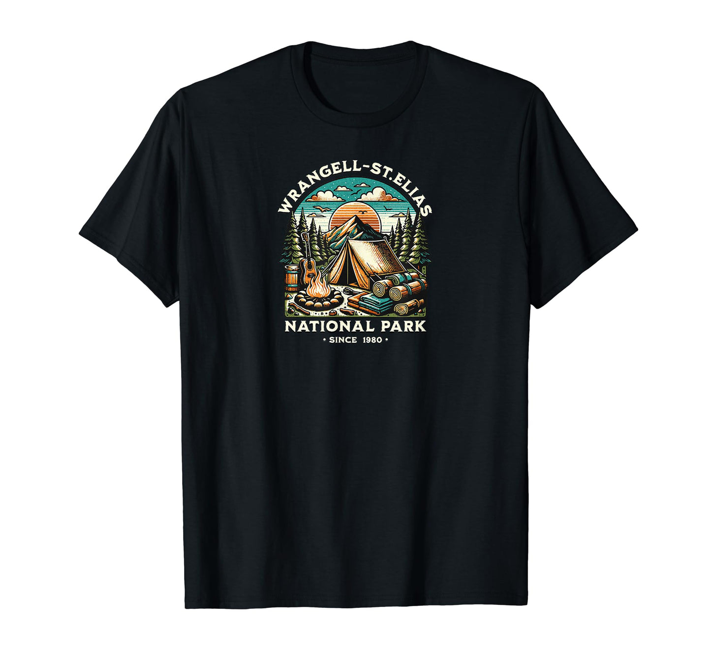 Wrangell St Elias National Park T-Shirt - Custom Art Print Men Women - T-Shirt, Sweatshirt, Hoodie