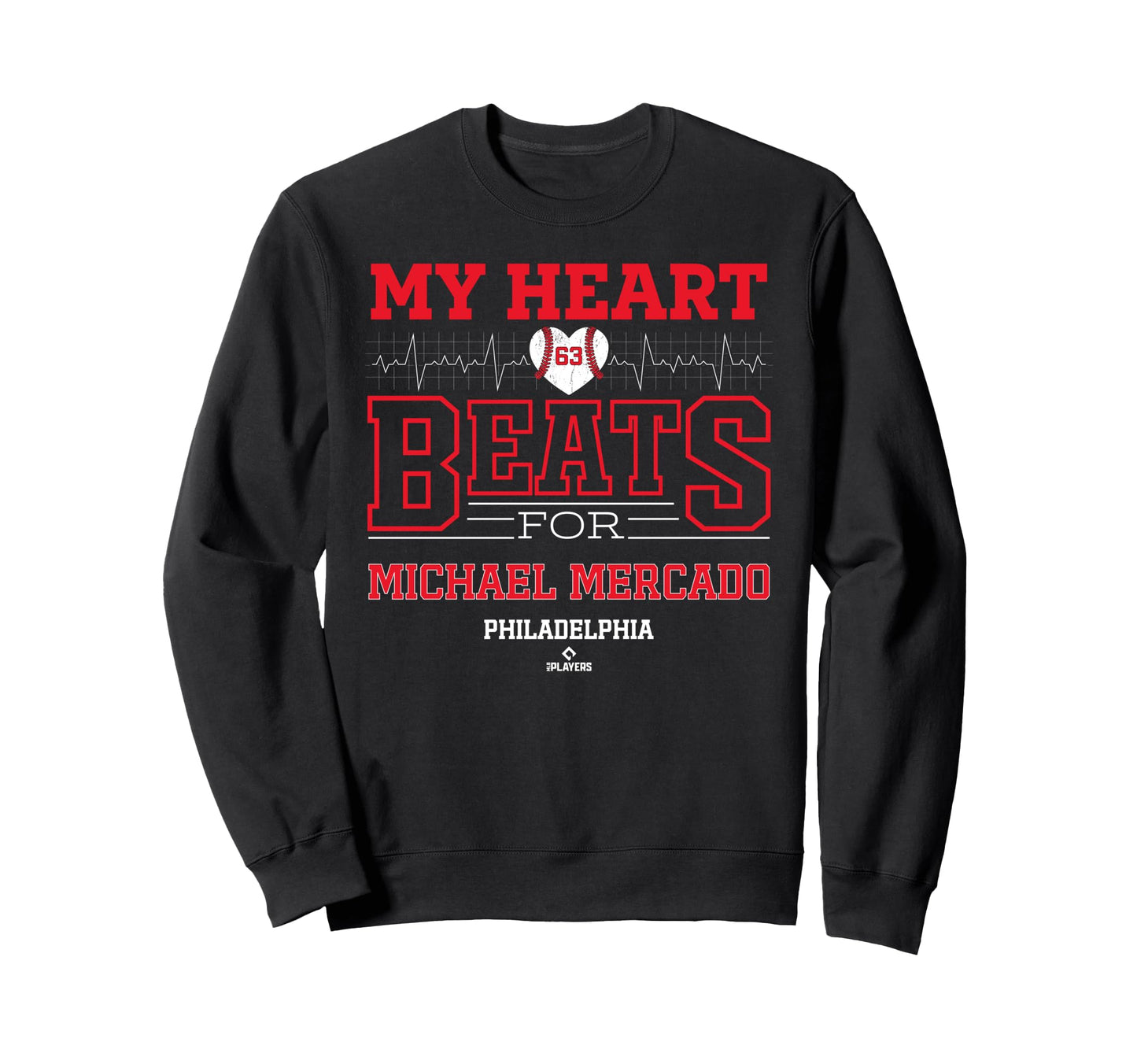 My Heart Beats Michael Mercado Sweatshirt - Casual Everyday Wear Men Women - T-Shirt, Sweatshirt, Hoodie