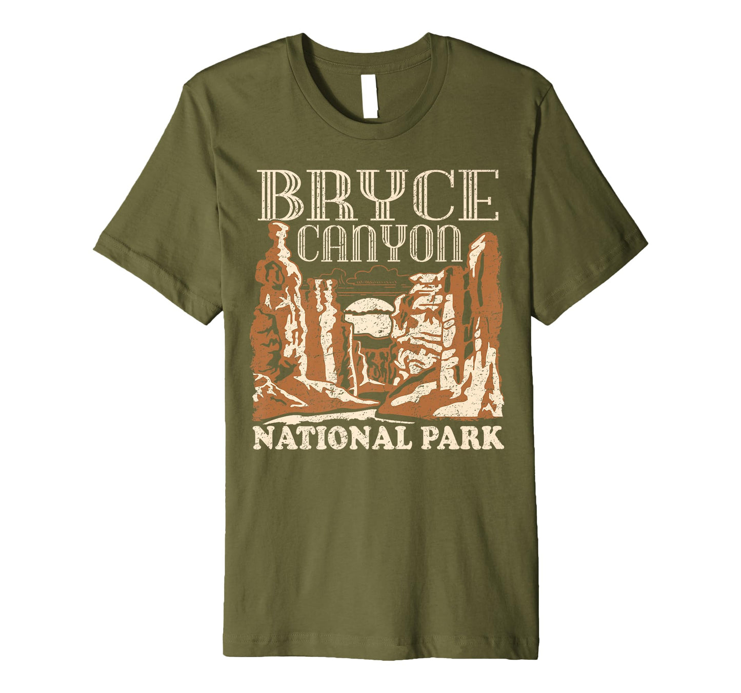 Bryce Canyon National Park Distressed T-Shirt - Unique Graphic for Adults - T-Shirt, Sweatshirt, Hoodie